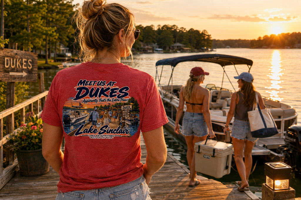 Dockside Humor Meet At Dukes from Sinclair Outfitters