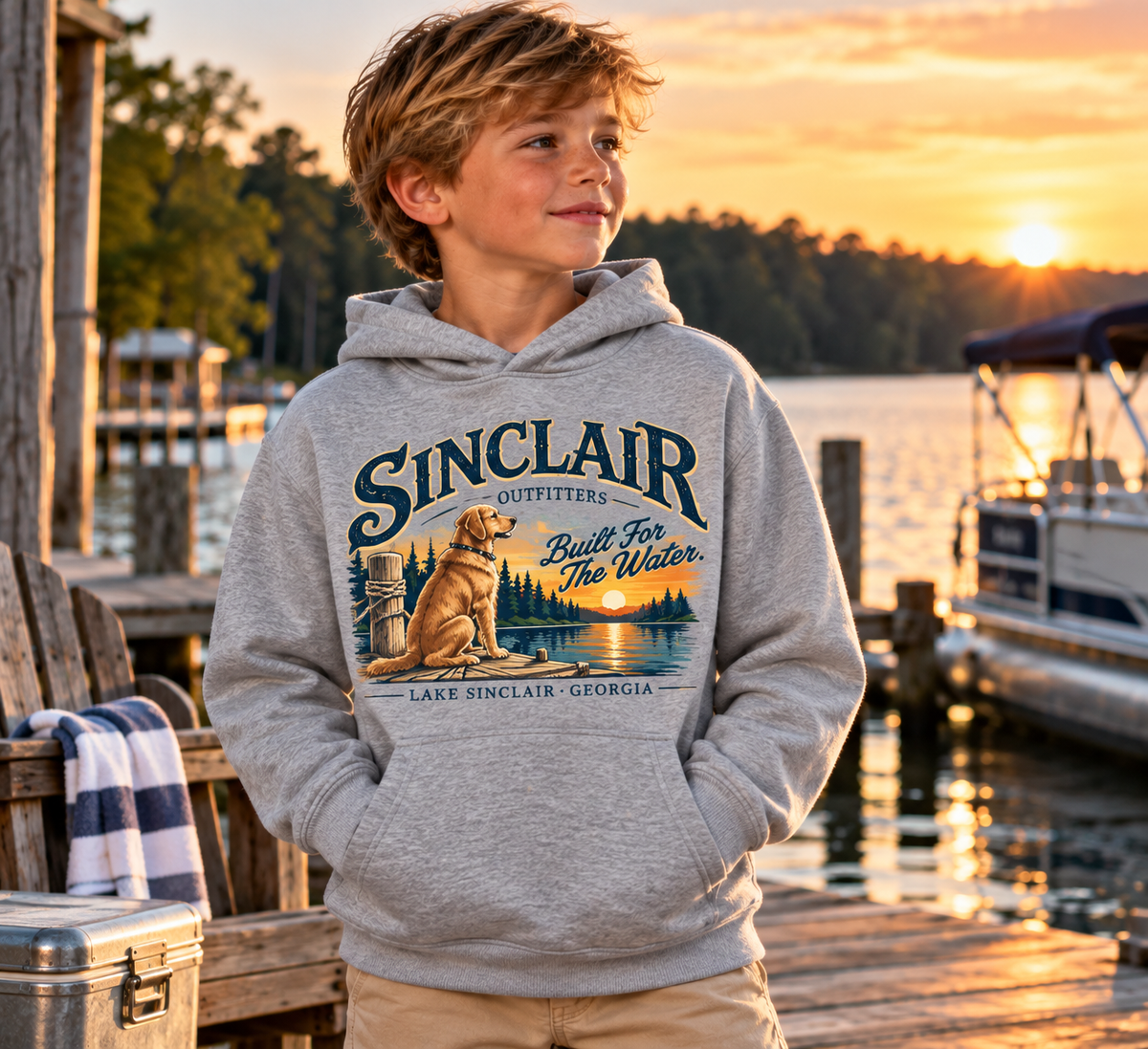 Dockside Companion Youth Midweight Hoodie