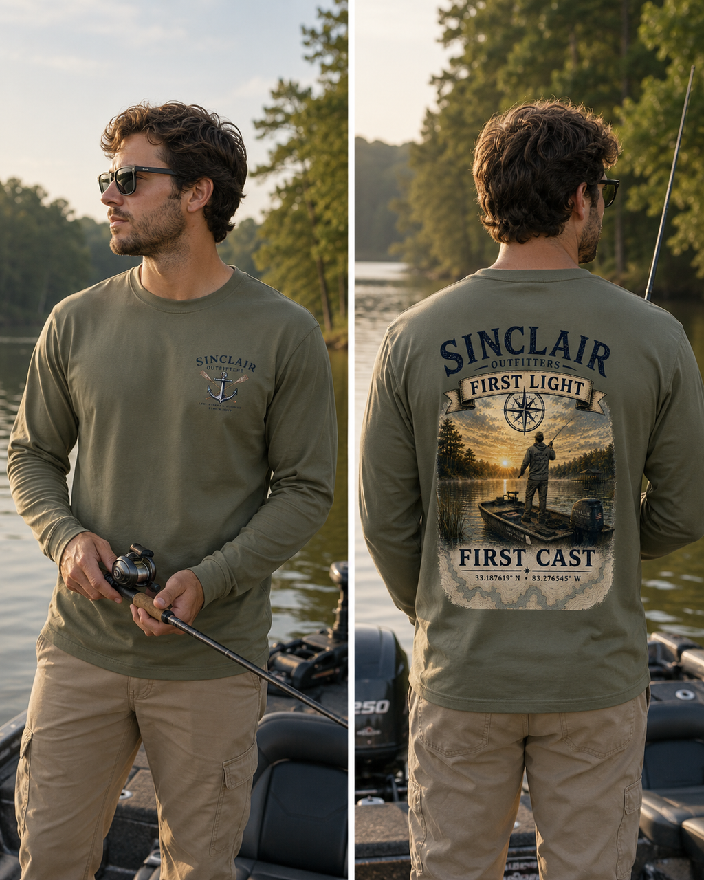First Light First Cast Performance Long Sleeve Tee