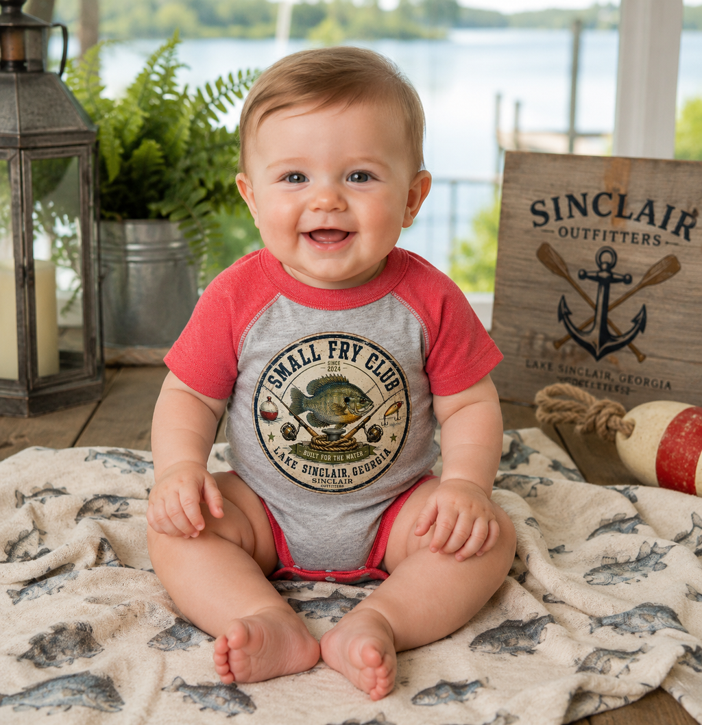 Small Fry Club Infant Baseball Onesie
