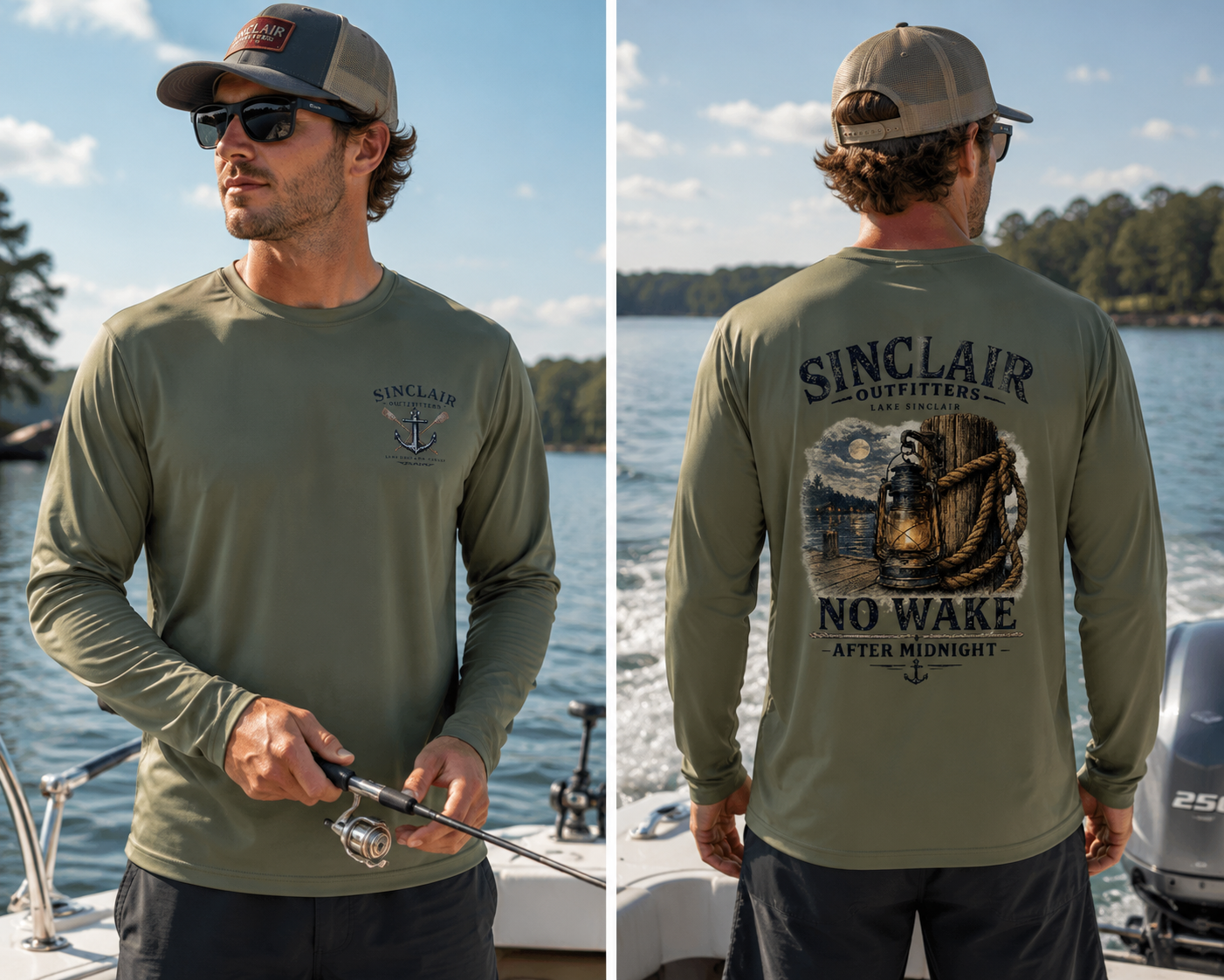 No Wake Long-Sleeve Performance T-Shirt