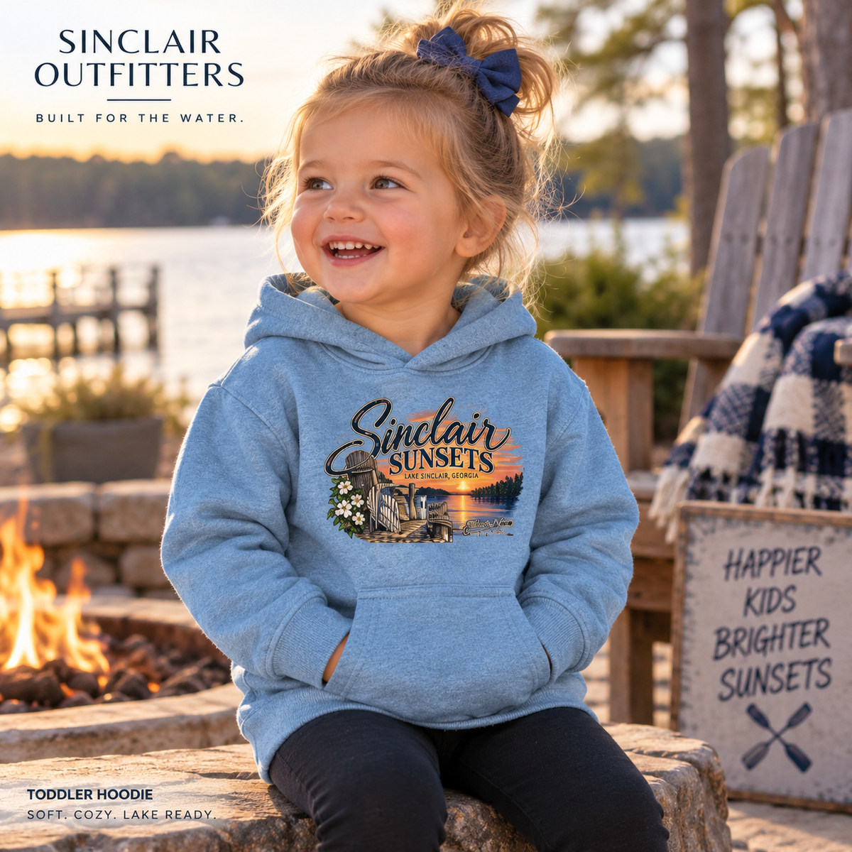 Sinclair Sunsets toddler hoodie by Sinclair Outfitters