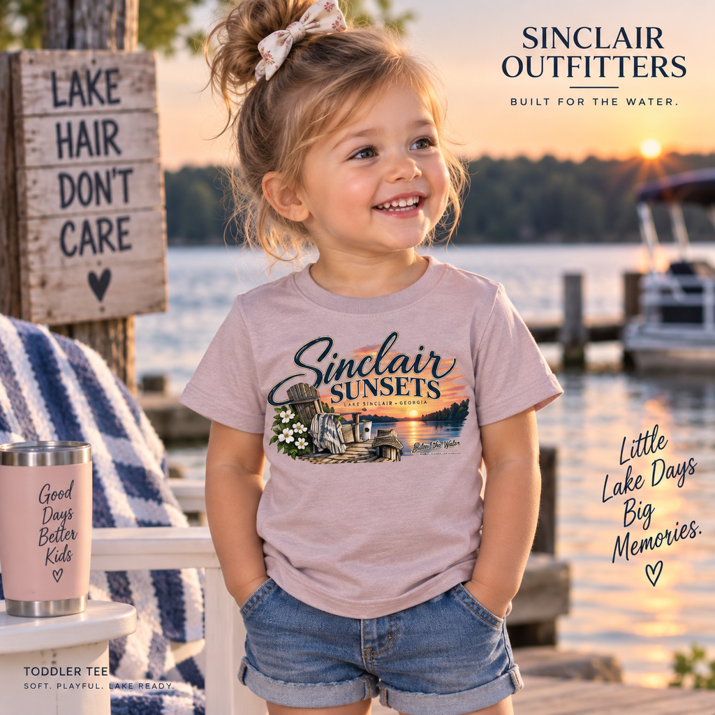 Sinclair Sunsets toddler T-shirt by Sinclair Outfitters