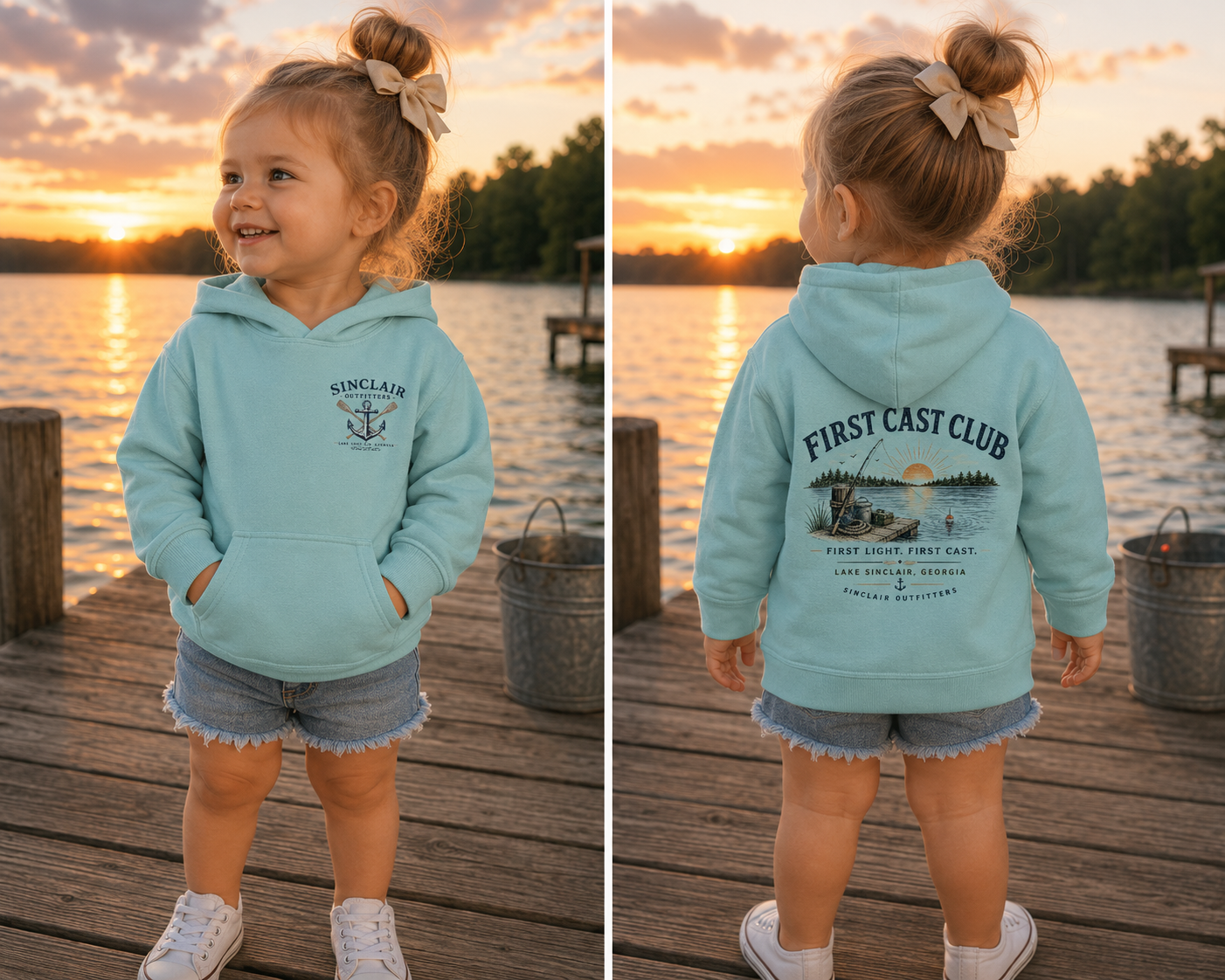 First Cast Club Toddler Pullover Fleece Hoodie