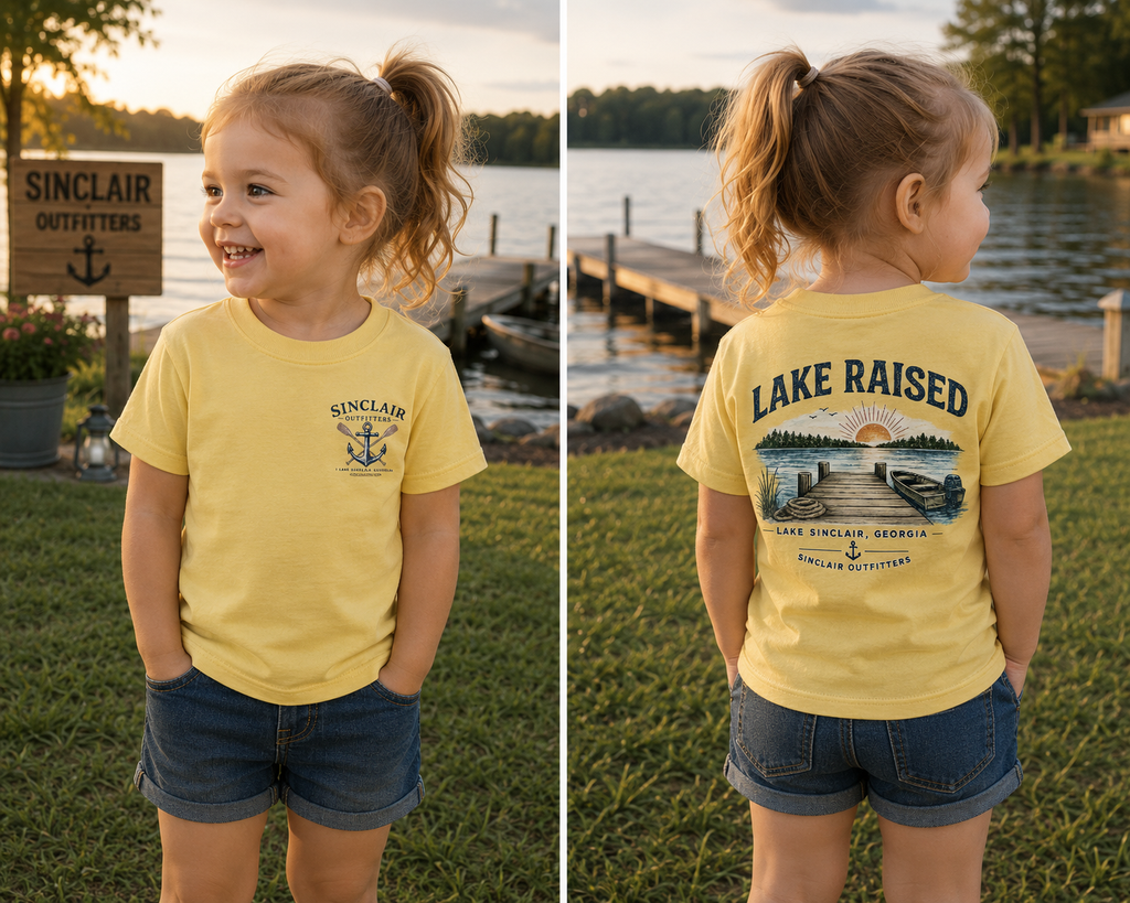 Lake Raised Toddler T-Shirt
