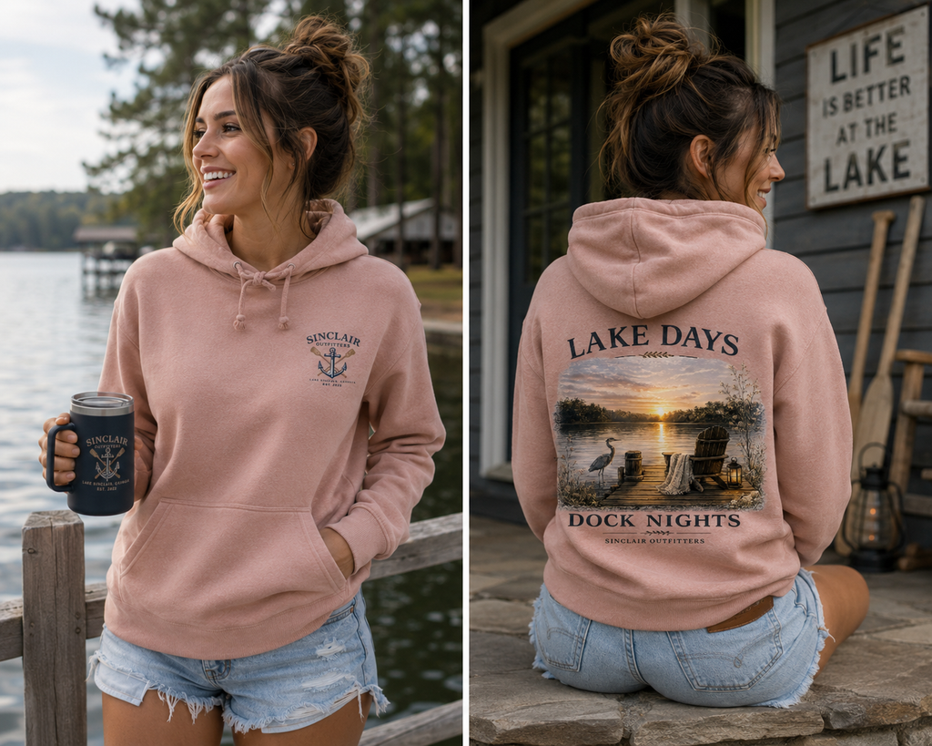 Lake Days Dock Nights Women's Hoodie