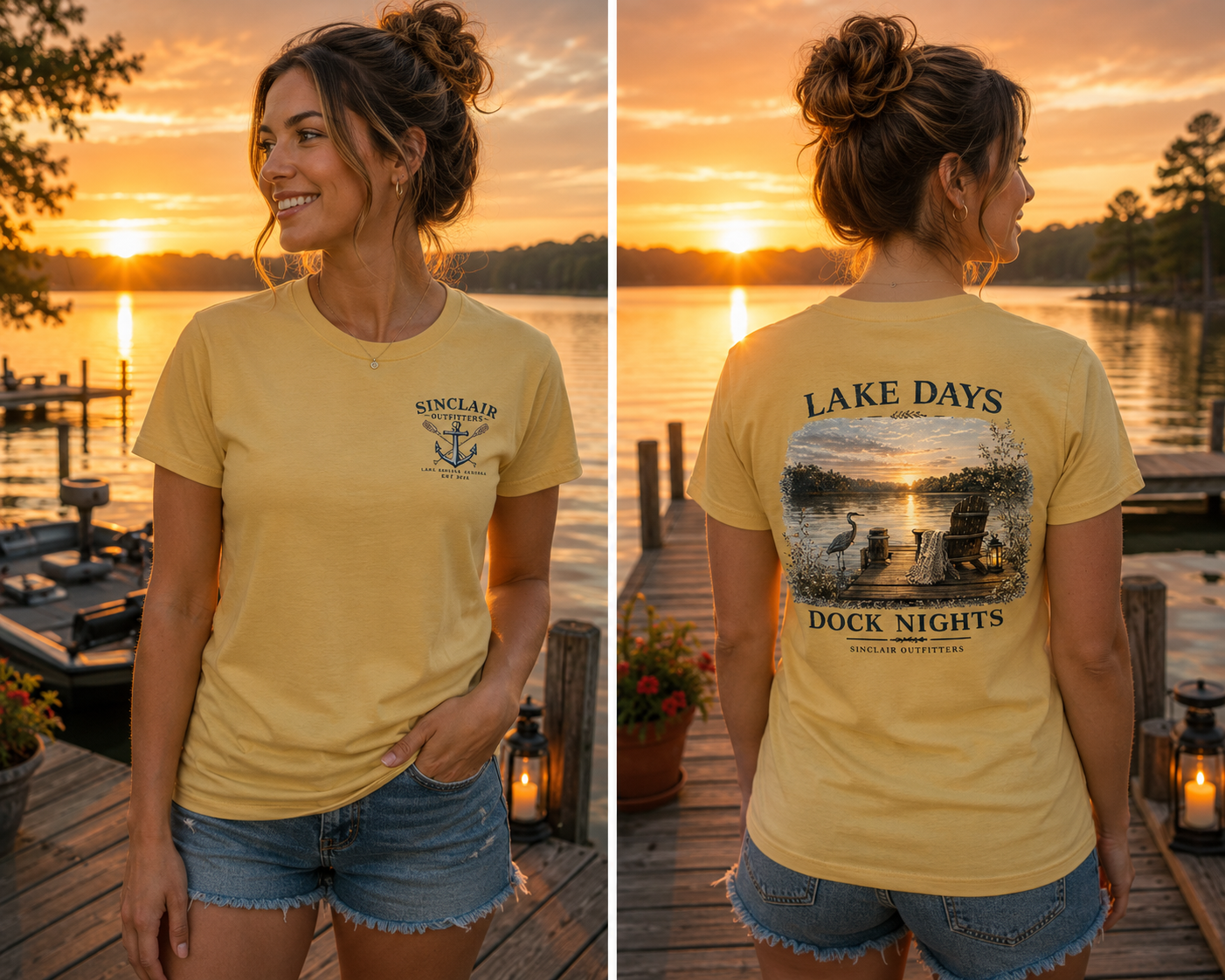 Lake Days Dock Nights Women's T-Shirt