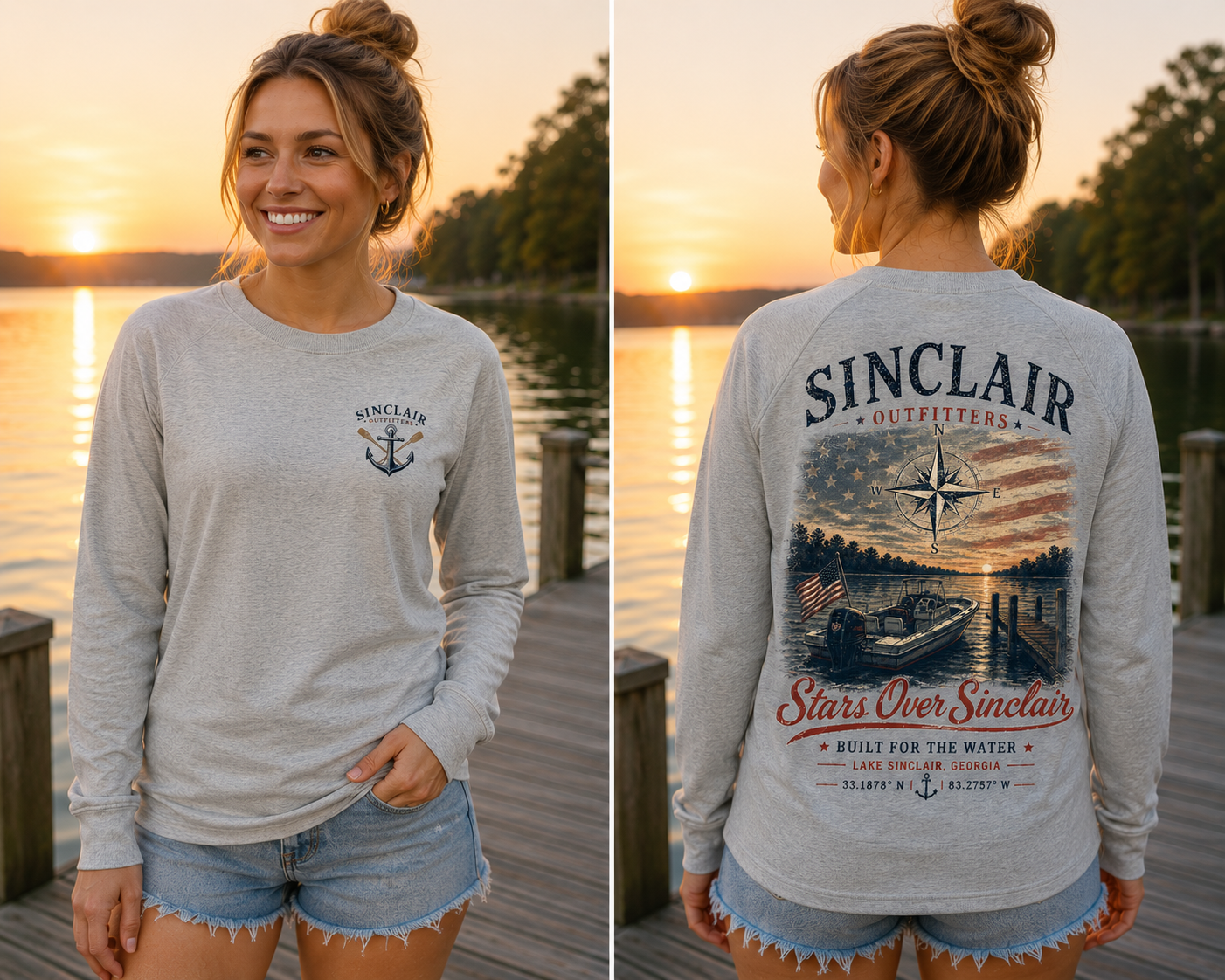 Stars Over Sinclair Women's Long Sleeve Tee