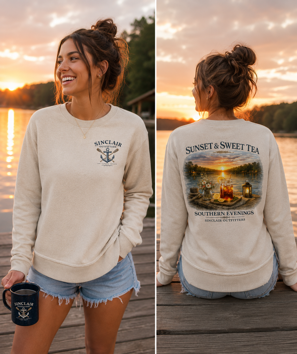 Sunset and Sweet Tea Women's SweatShirt