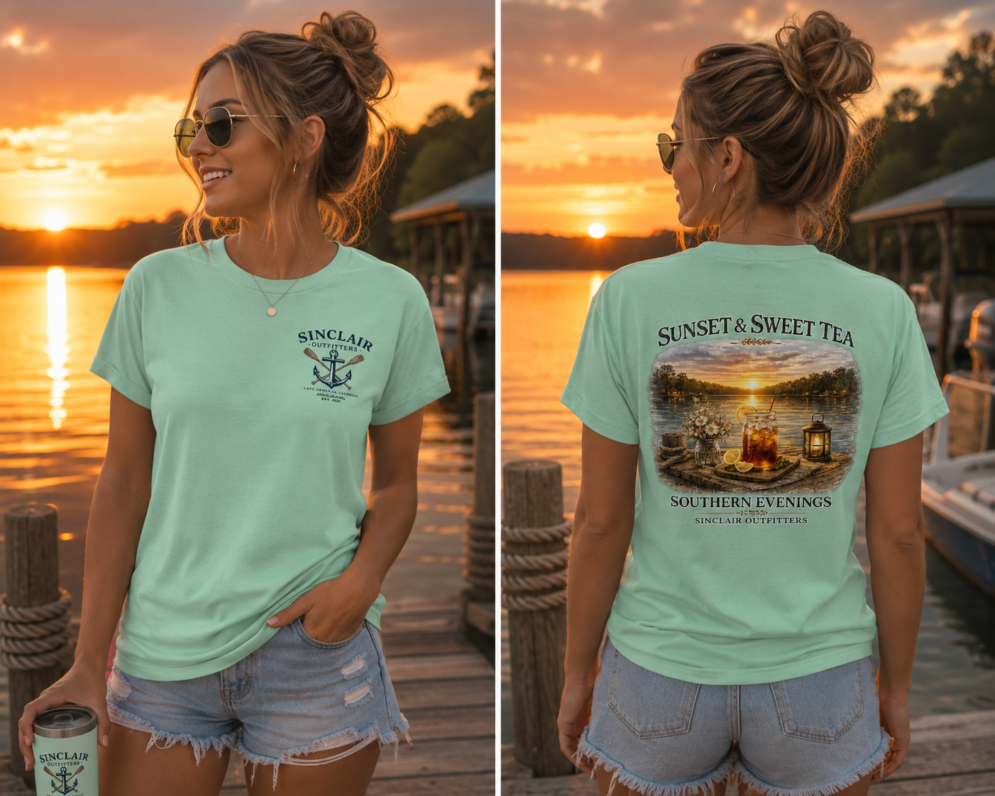Sunset and Sweet Tea Women's T-Shirt
