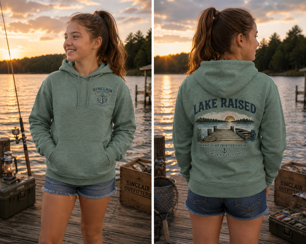 Lake Raised Youth Hoodie