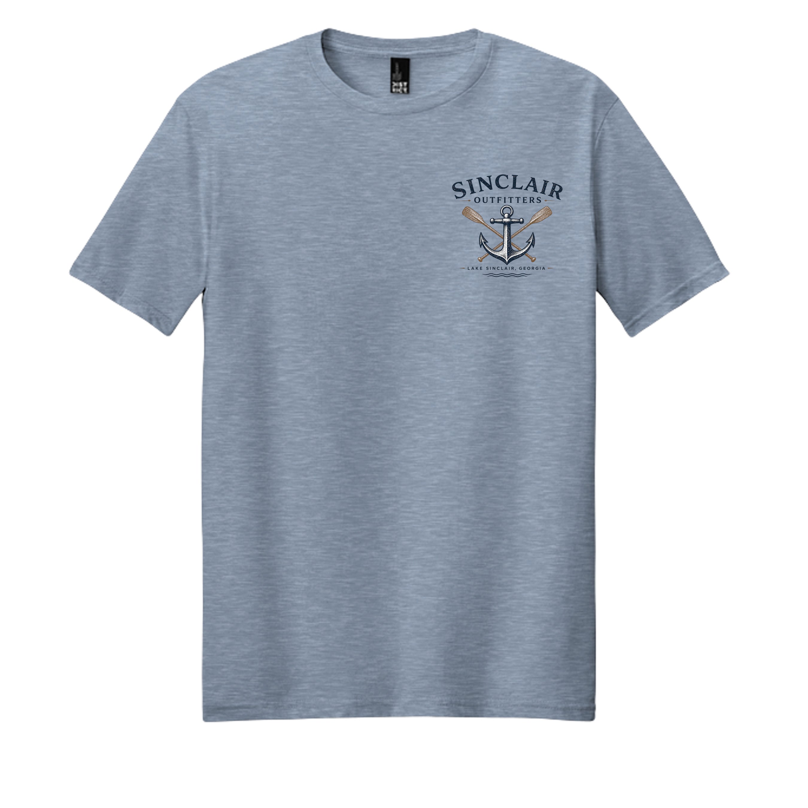 Flint Blue Heather - DM108 - FRONT