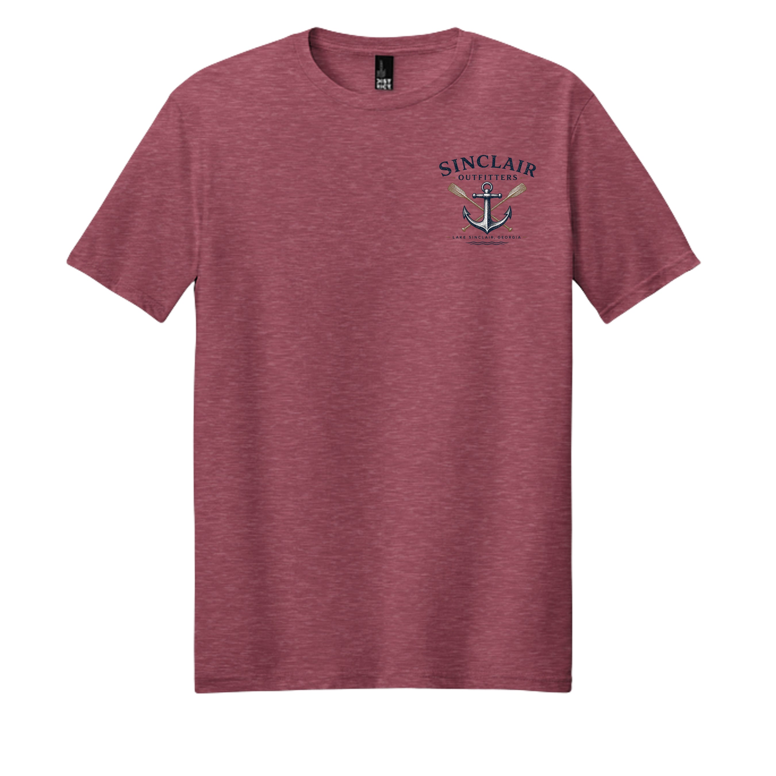 Heathered Red - DM108 - FRONT