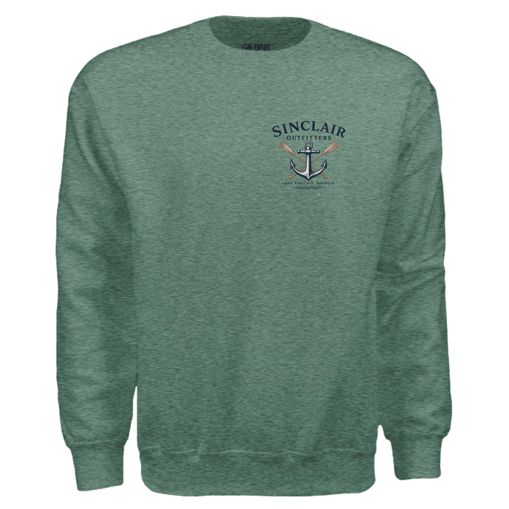 HEATHER SPORT DARK GREEN - G180 - FRONT