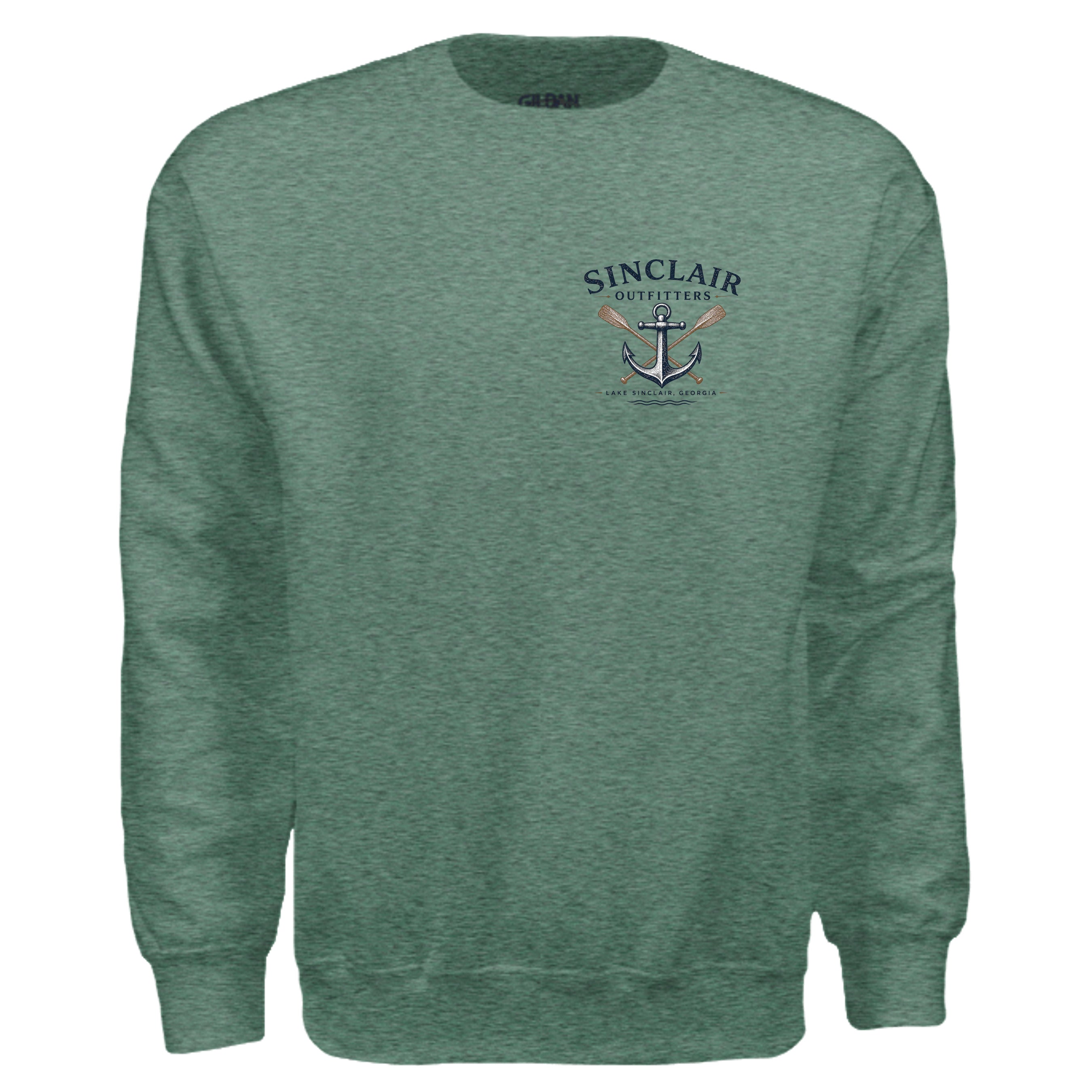 HEATHER SPORT DARK GREEN - G180 - FRONT