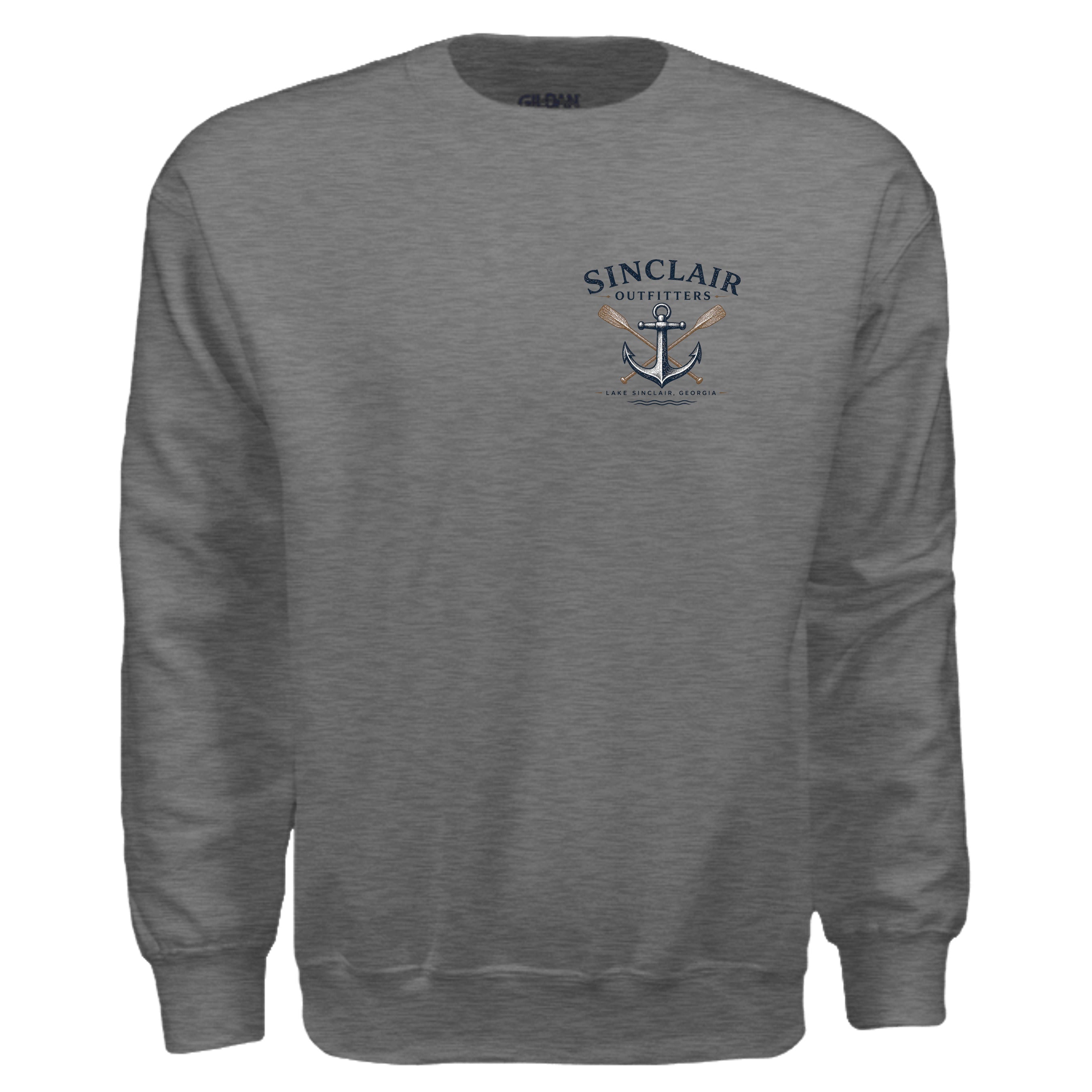 GRAPHITE HEATHER - G180 - FRONT