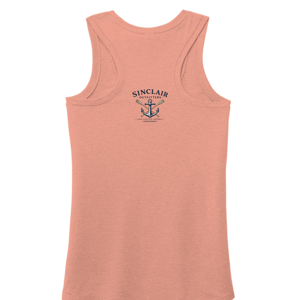 Heathered Dusty Peach - DM138L - BACK
