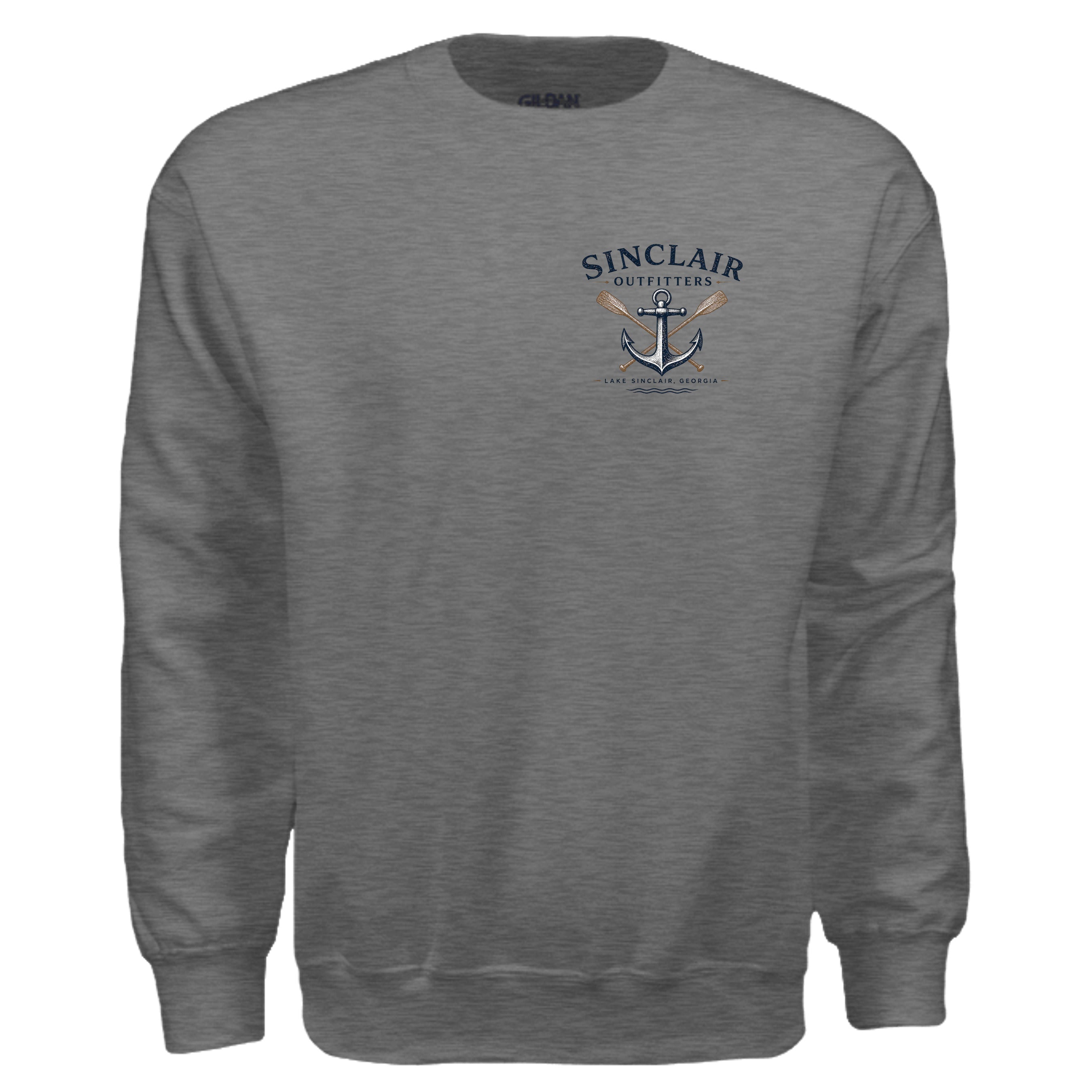GRAPHITE HEATHER - G180 - FRONT