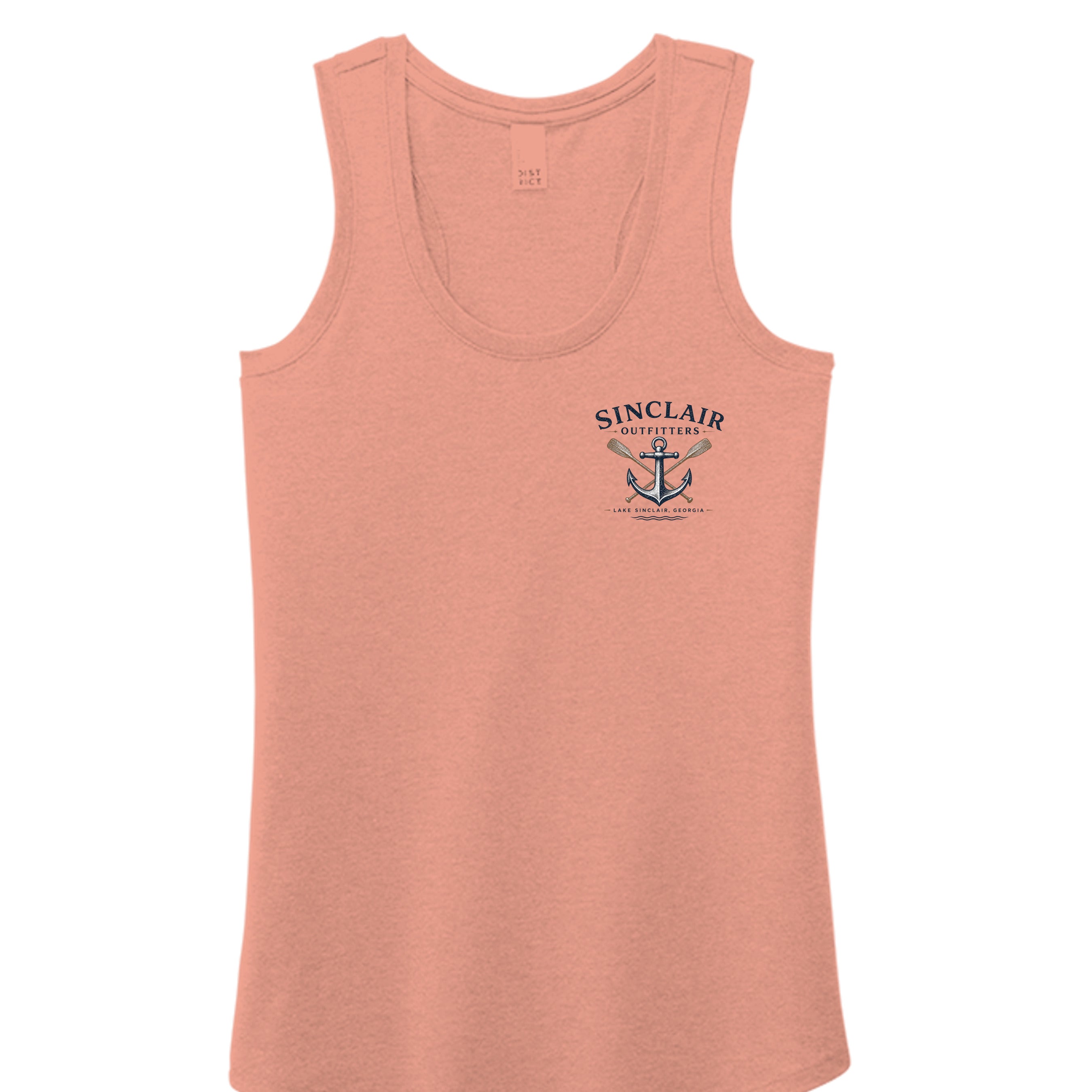 Heathered Dusty Peach - DM138L - FRONT