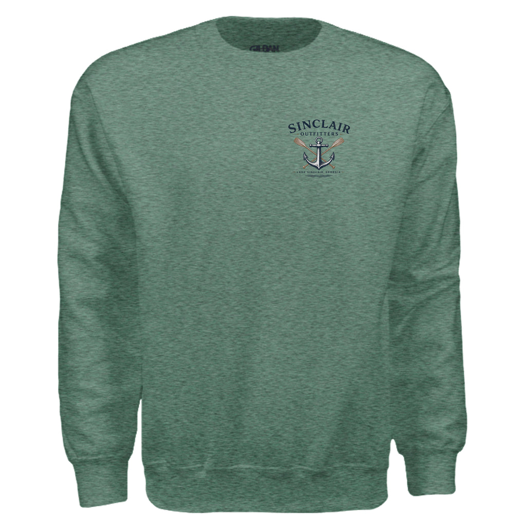 HEATHER SPORT DARK GREEN - G180 - FRONT