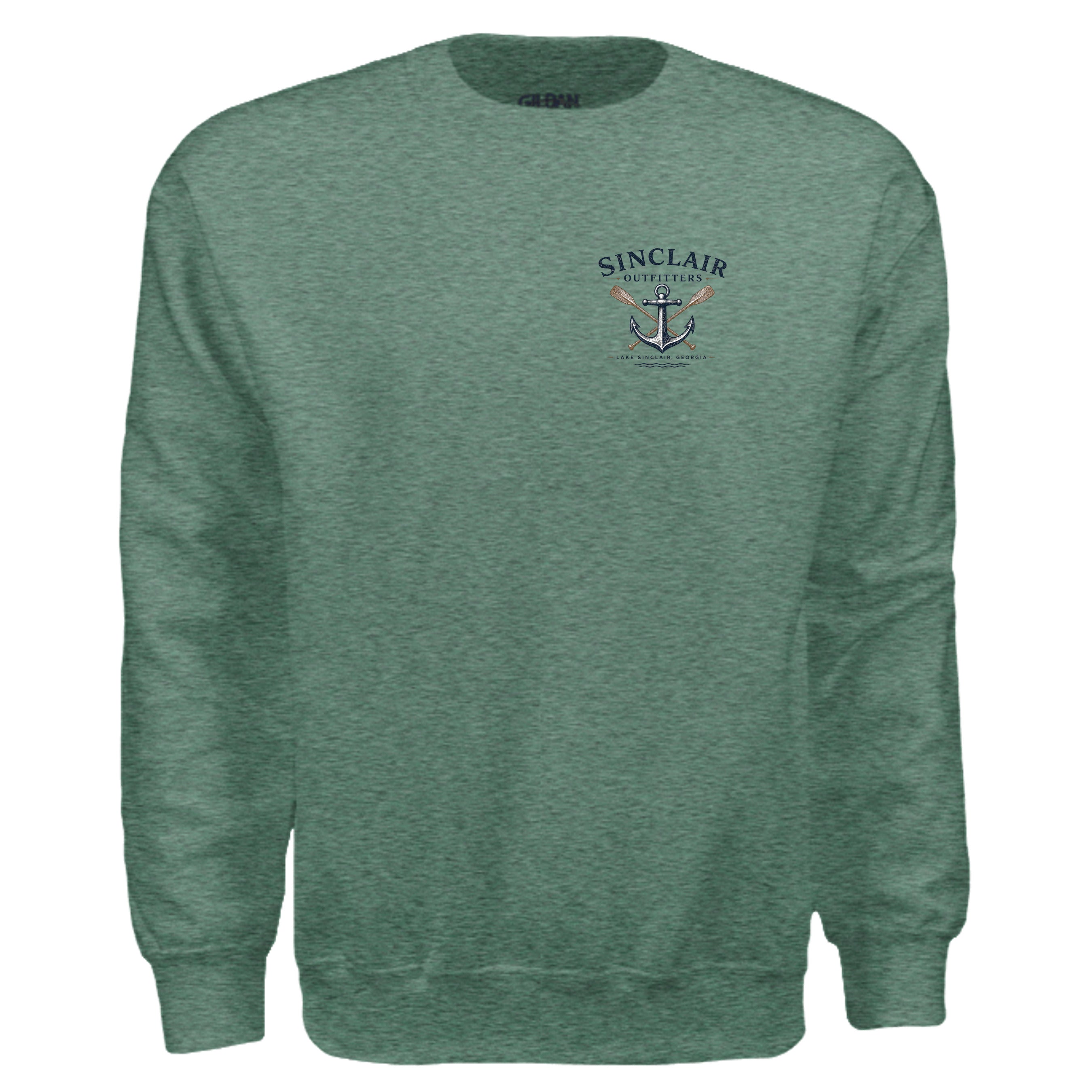HEATHER SPORT DARK GREEN - G180 - FRONT