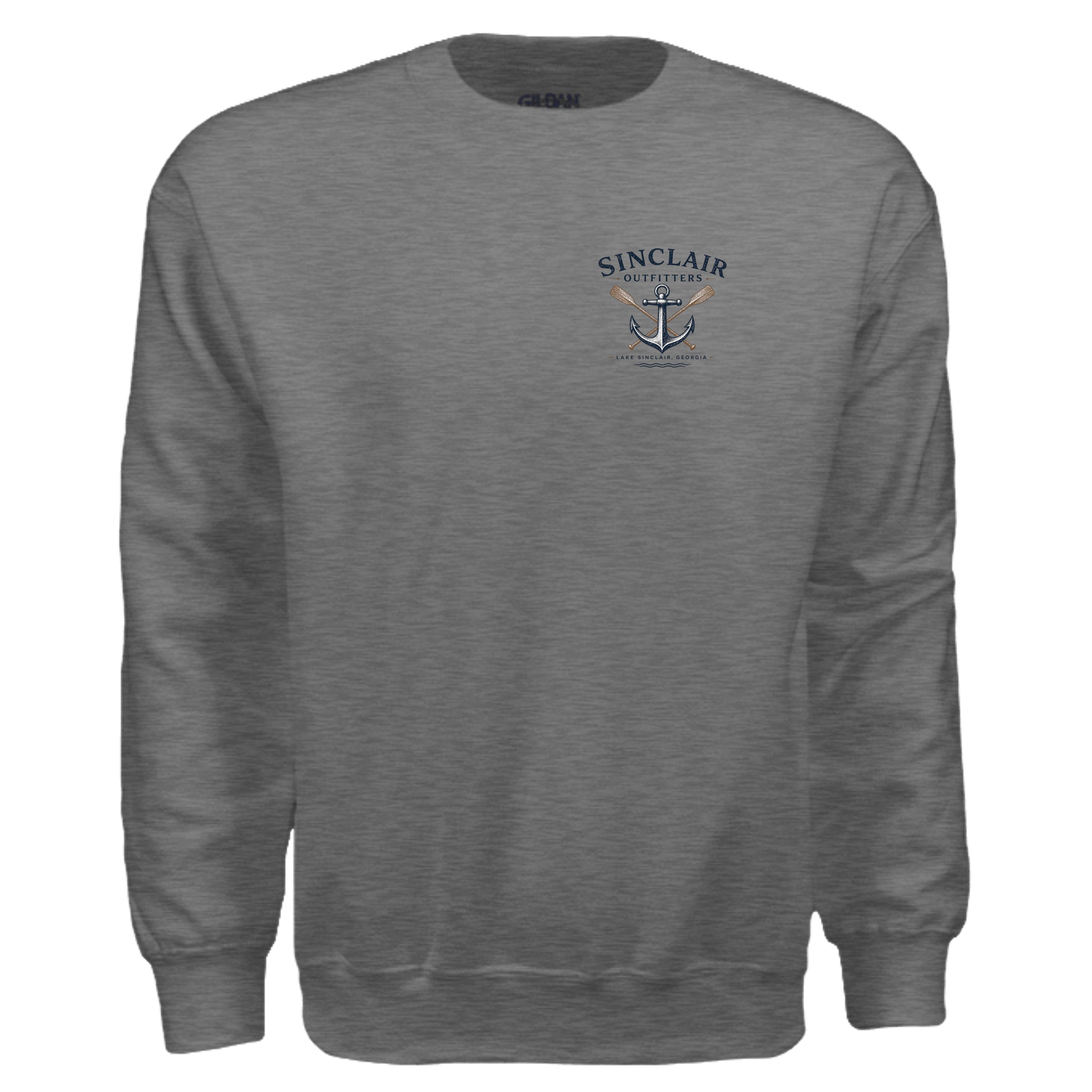 GRAPHITE HEATHER - G180 - FRONT