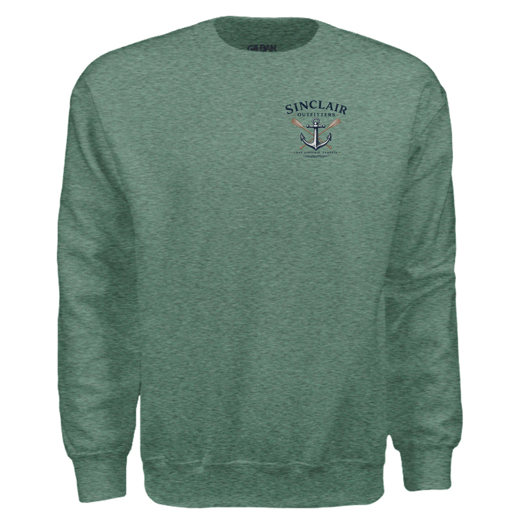 HEATHER SPORT DARK GREEN - G180 - FRONT
