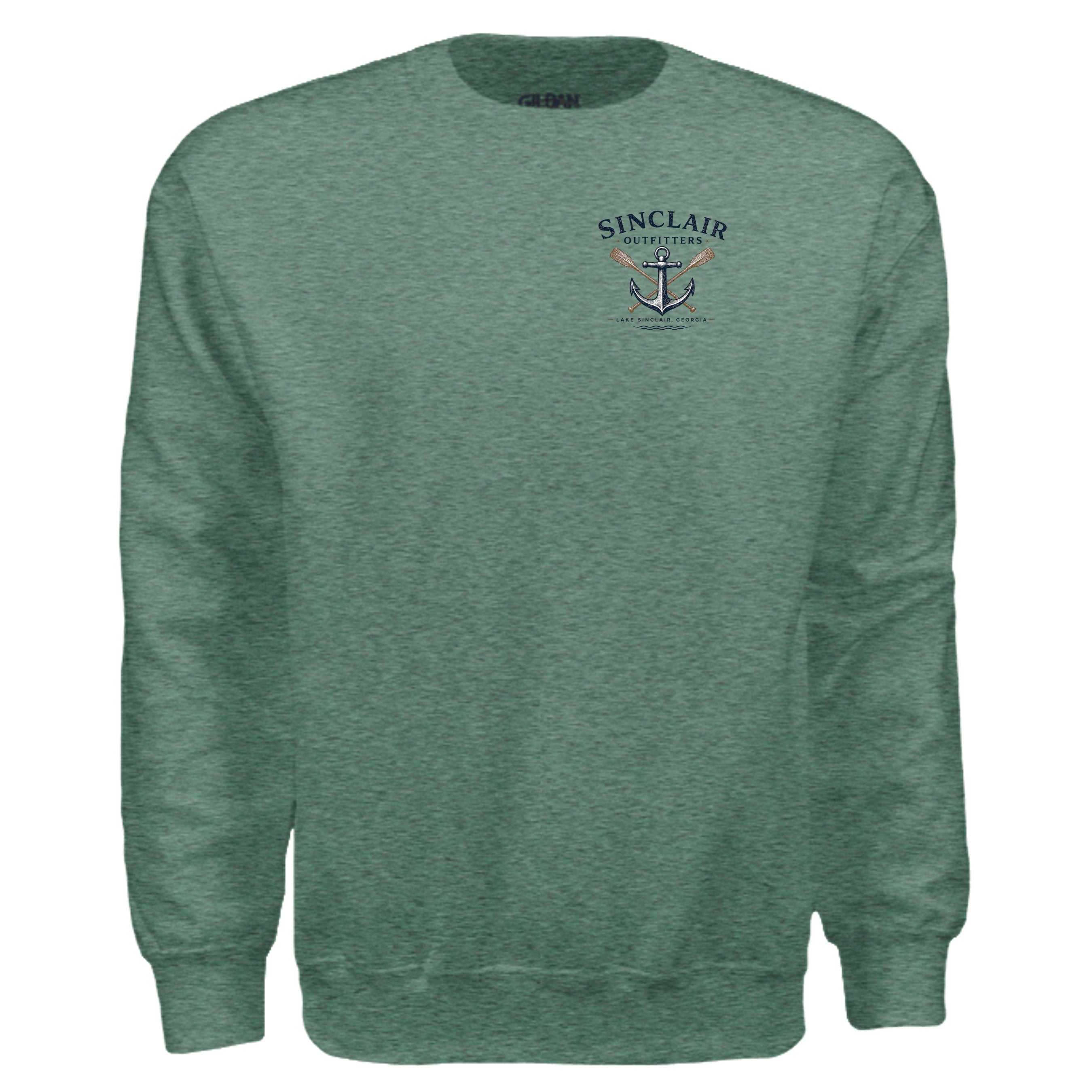 HEATHER SPORT DARK GREEN - G180 - FRONT