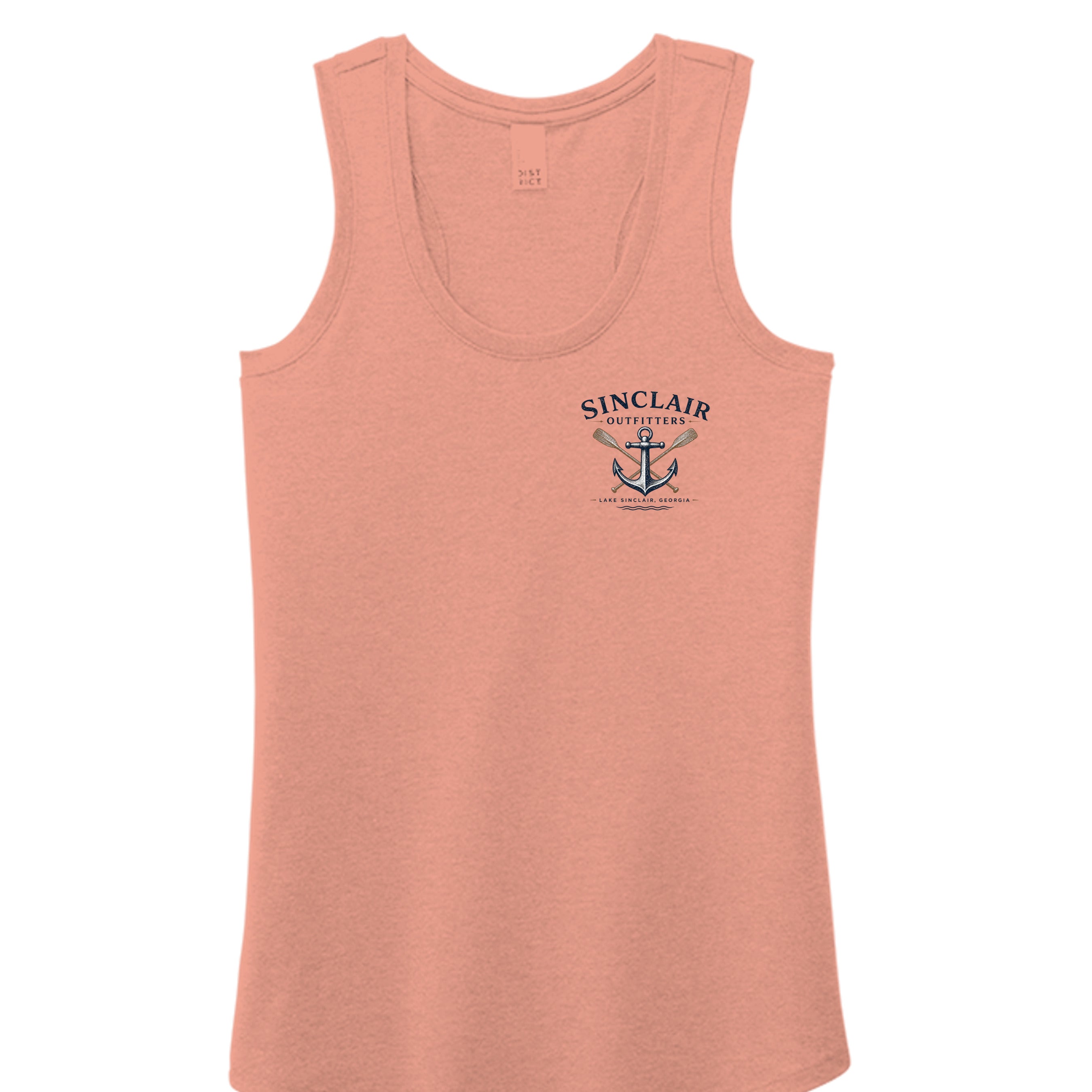 Heathered Dusty Peach - DM138L - FRONT