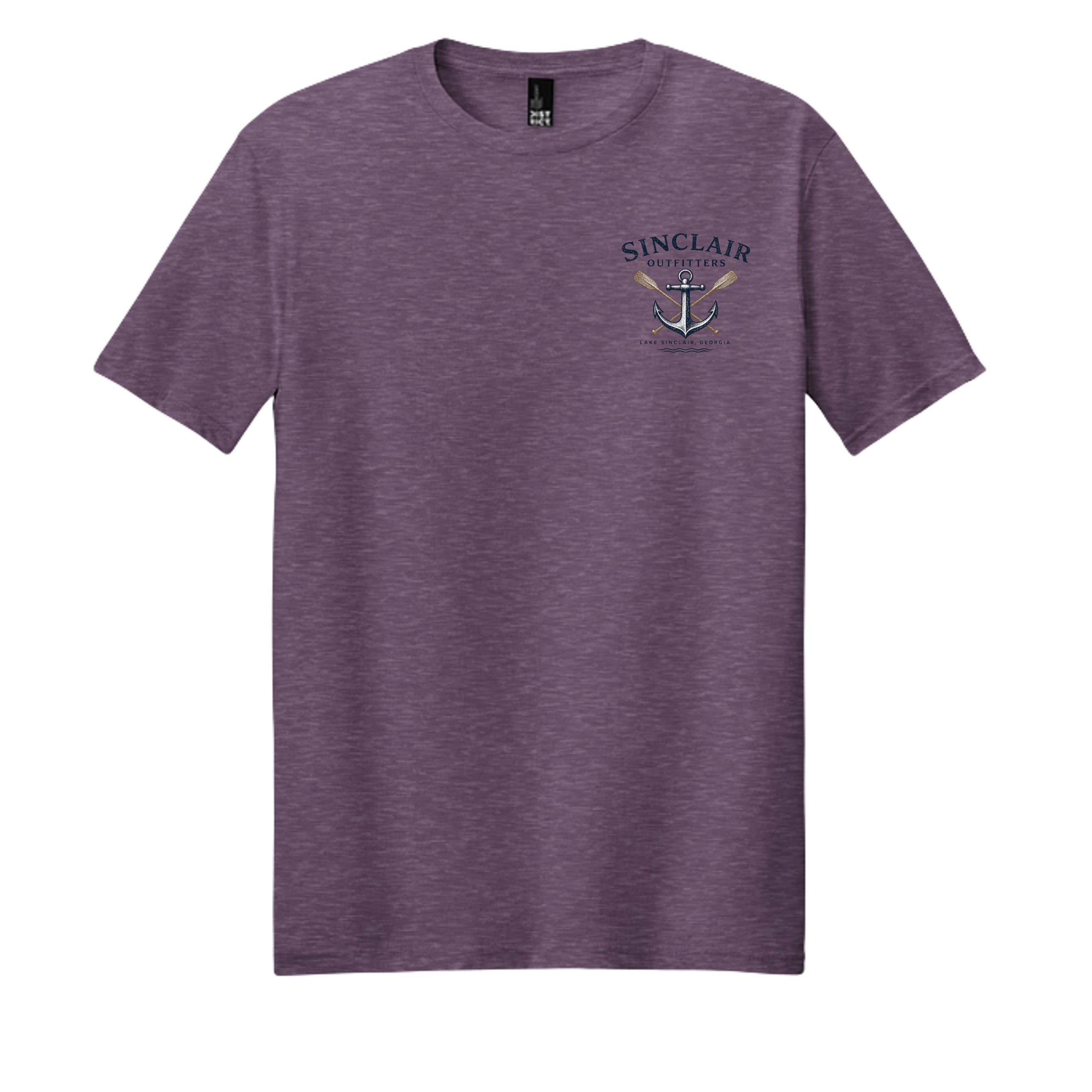 Heathered Eggplant - DM108 - FRONT