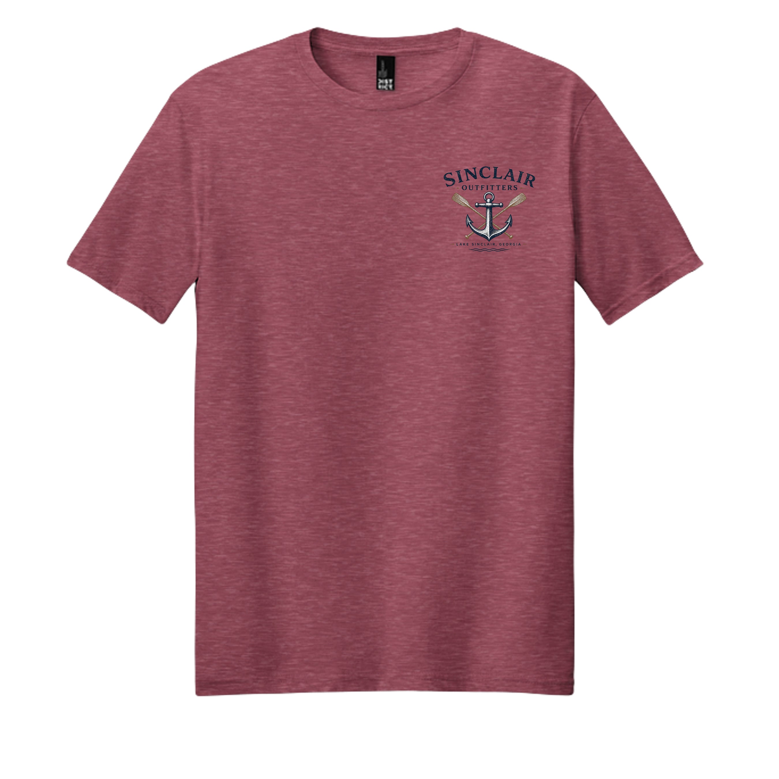 Heathered Red - DM108 - FRONT