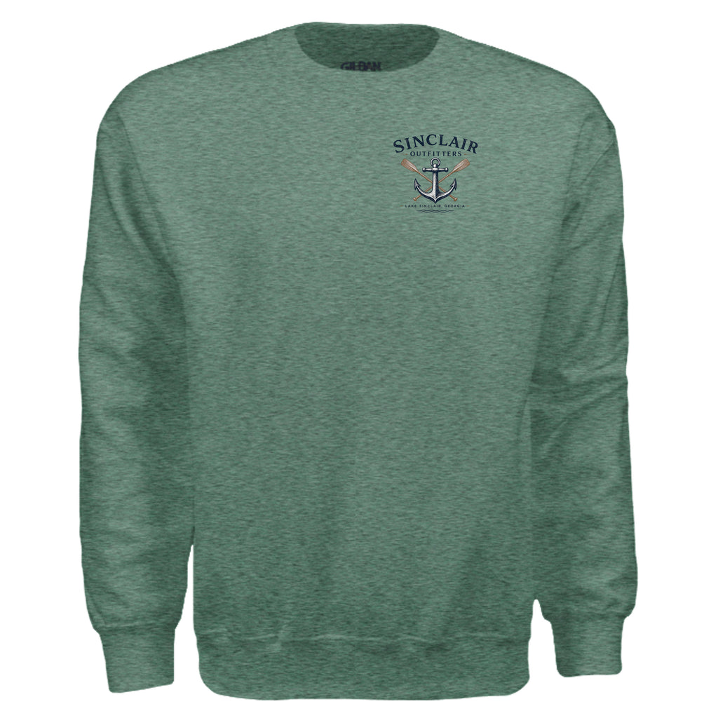 HEATHER SPORT DARK GREEN - G180 - FRONT