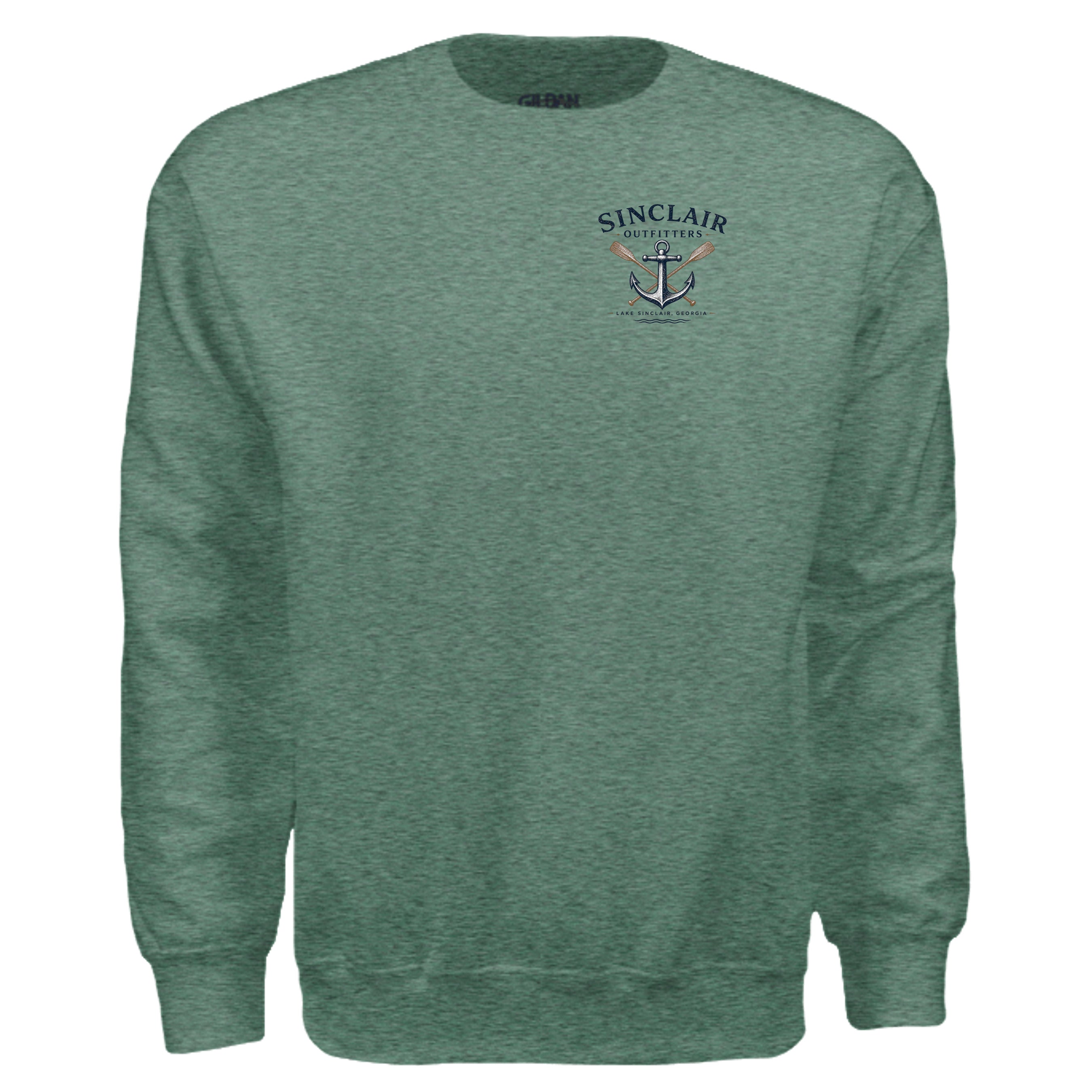 HEATHER SPORT DARK GREEN - G180 - FRONT