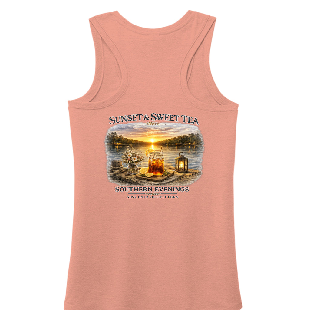 Heathered Dusty Peach - DM138L - BACK
