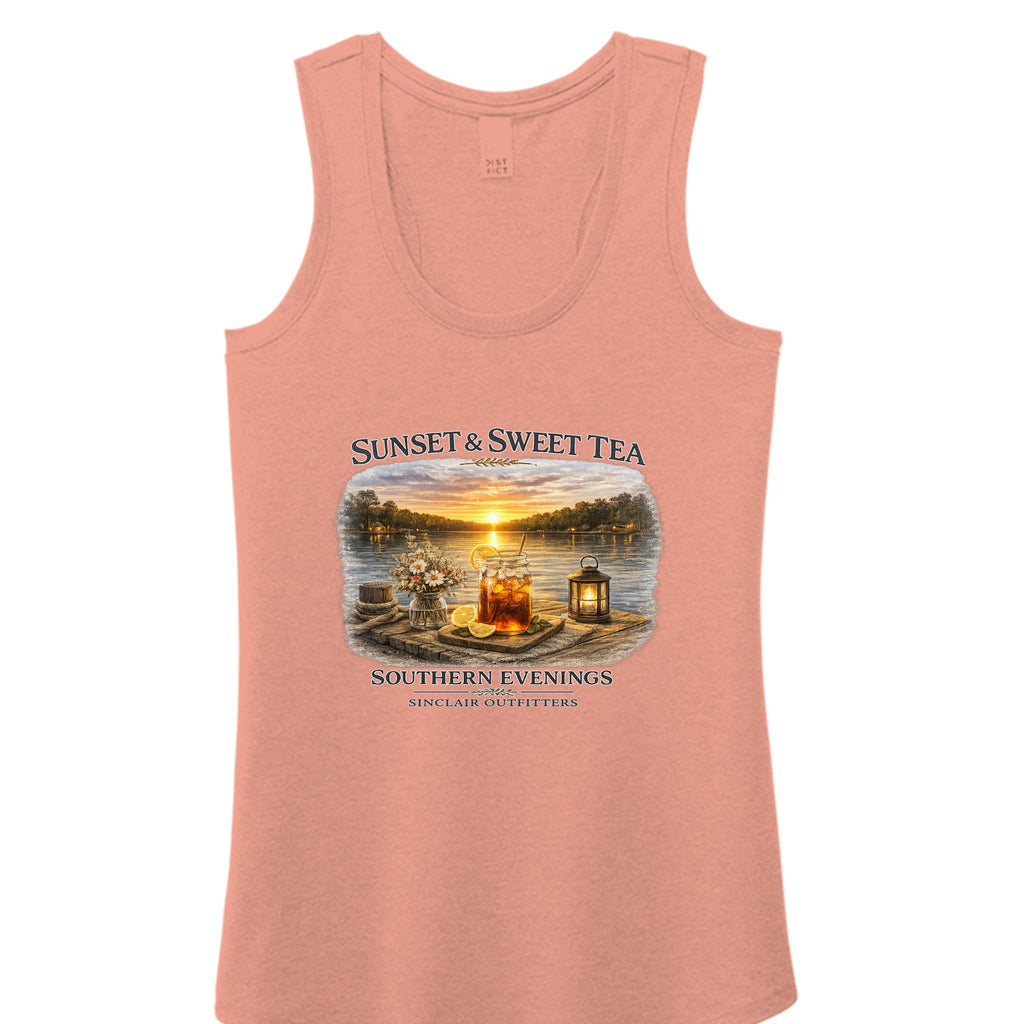 Heathered Dusty Peach - DM138L - FRONT