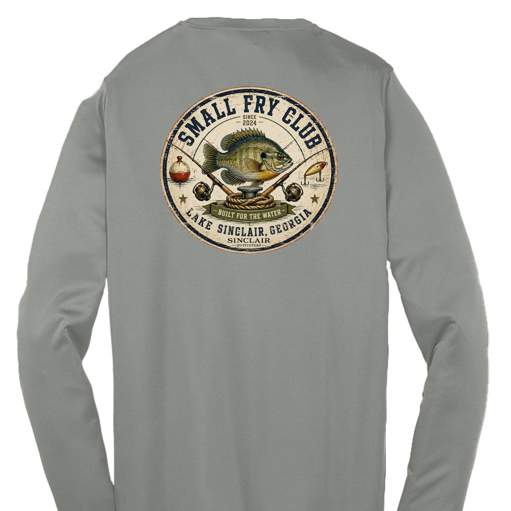 Grey Concrete Heather - YST350LS - BACK