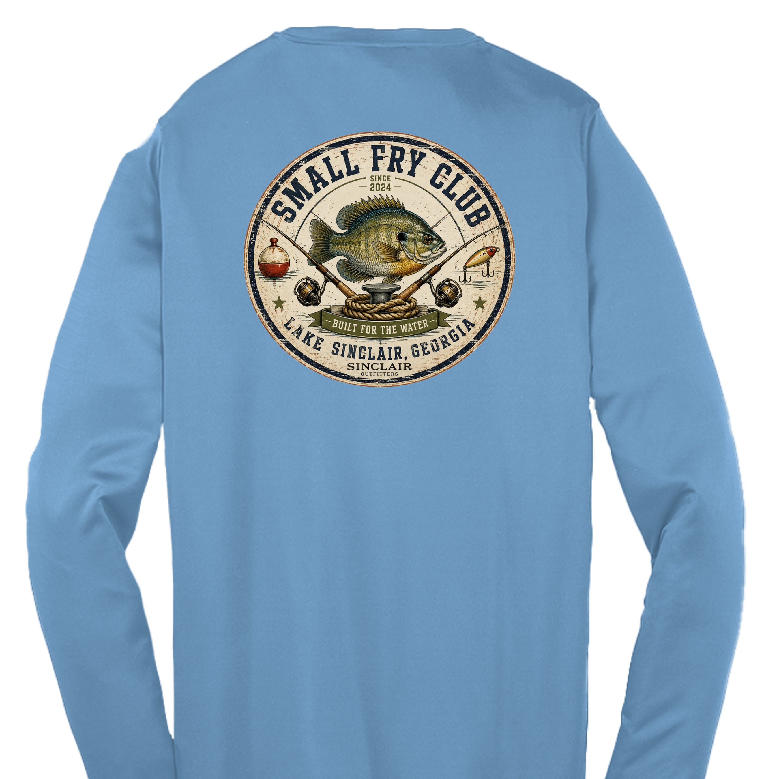 Carolina Blue - YST350LS - BACK