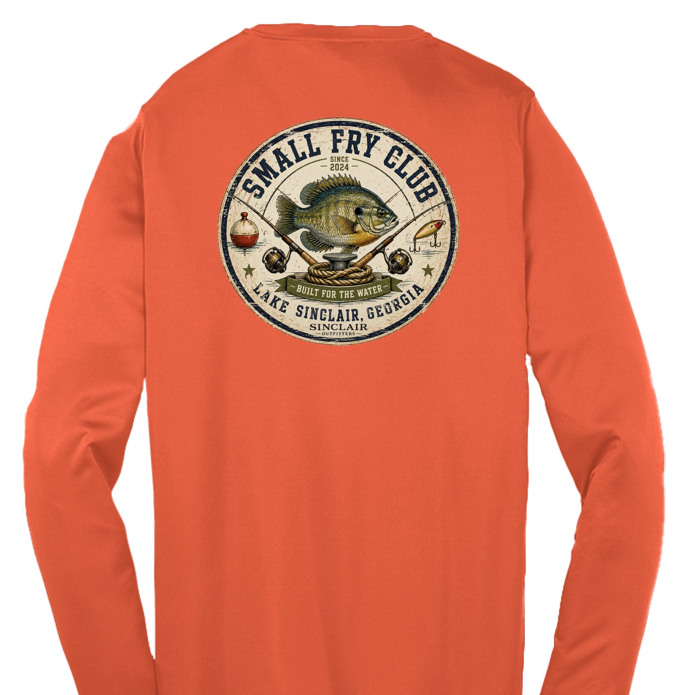 Neon Orange - YST350LS - BACK