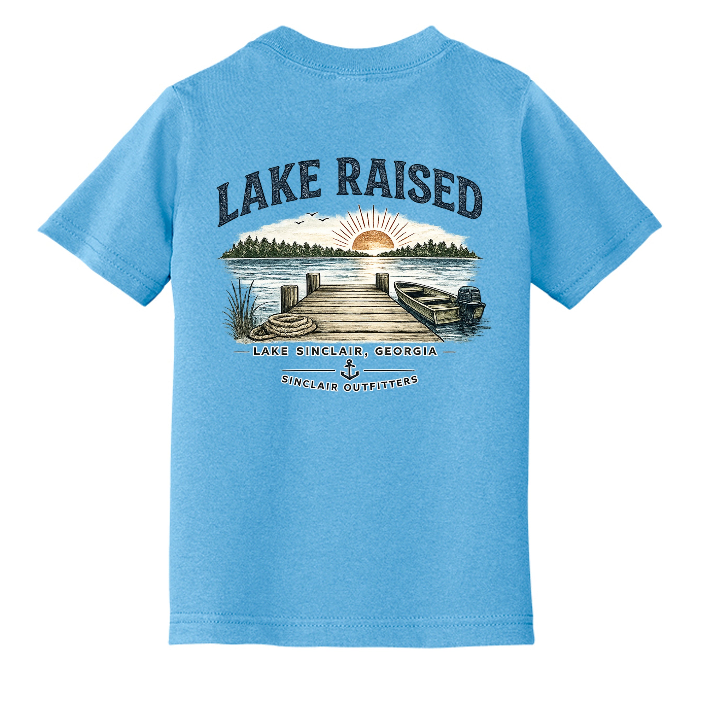 Aquatic Blue - CAR54T - BACK