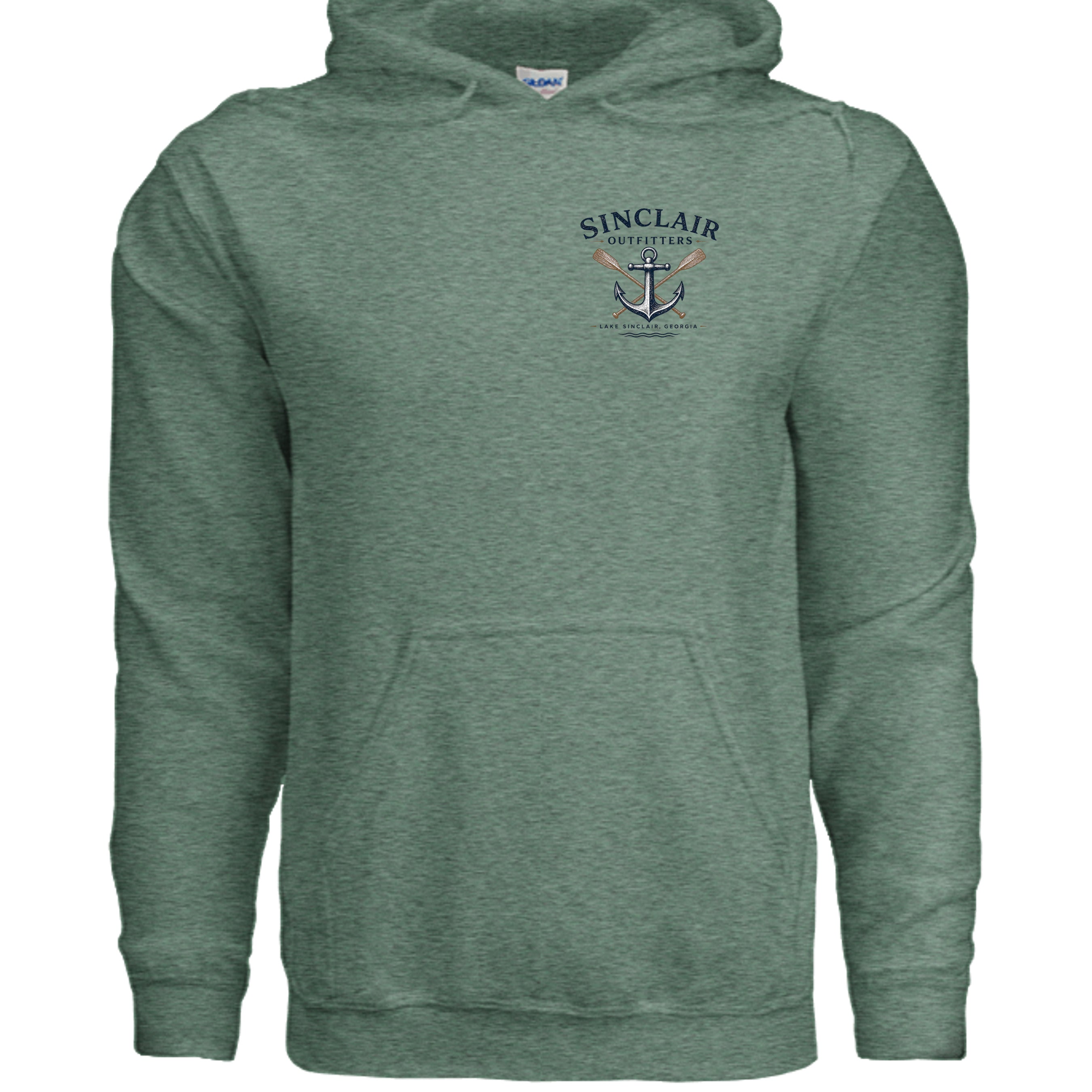 Heather Sport Dark Green - G185 - FRONT