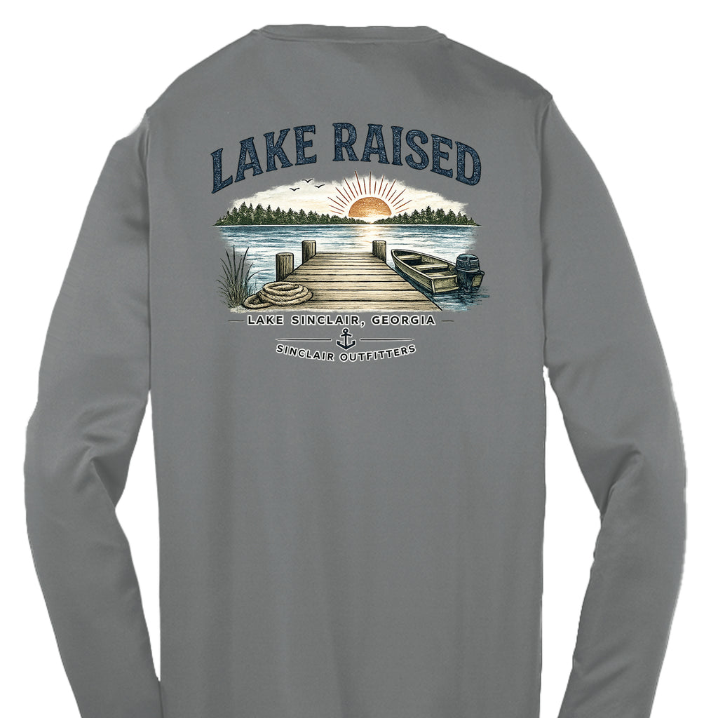 Iron Grey Heather - YST350LS - BACK