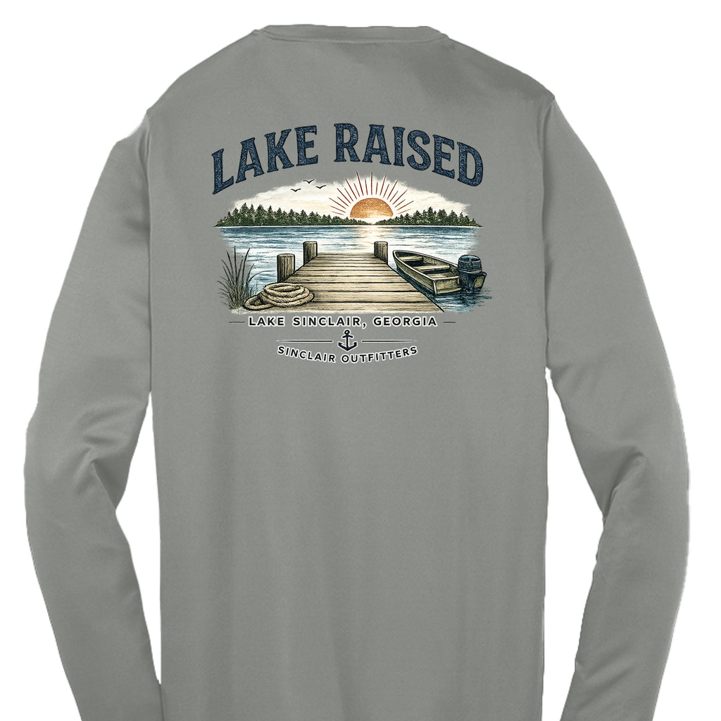 Grey Concrete Heather - YST350LS - BACK