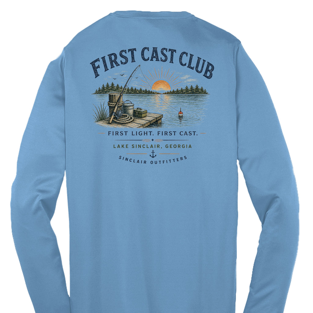 Carolina Blue - YST350LS - BACK