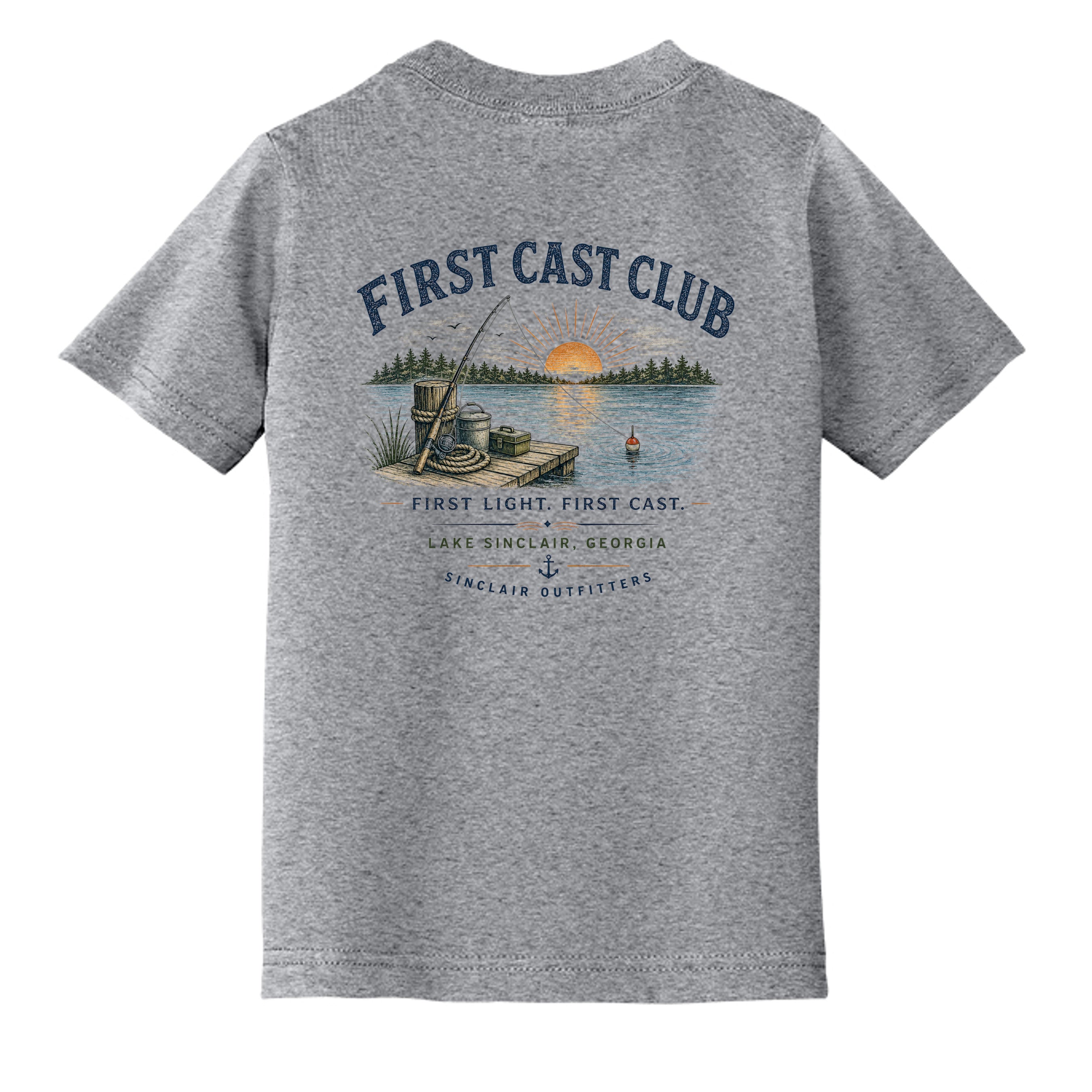 Athletic Heather - CAR54T - BACK