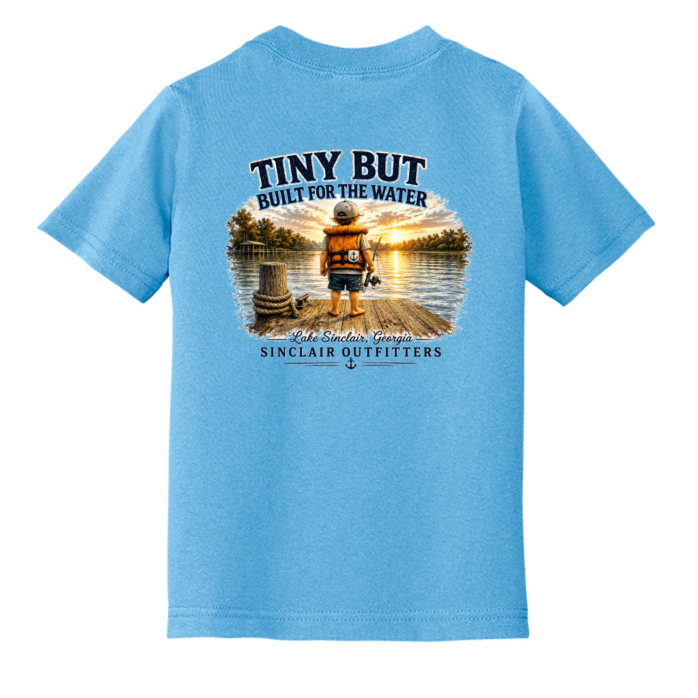 Aquatic Blue - CAR54T - BACK