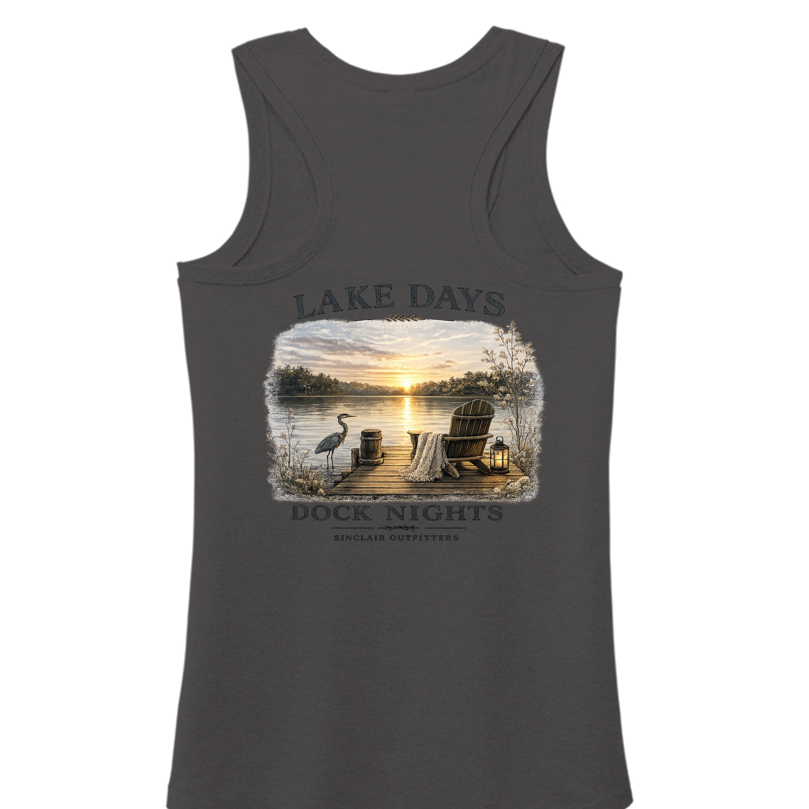 Heathered Charcoal - DM138L - BACK