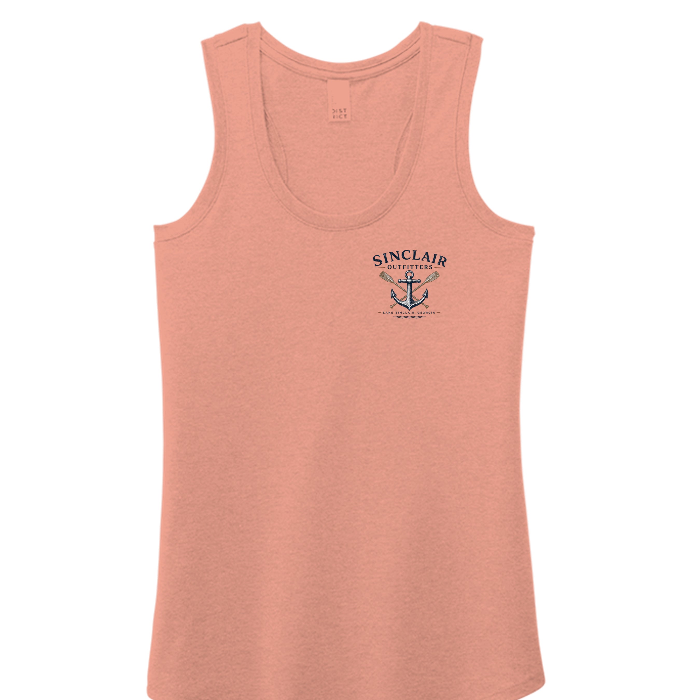 Heathered Dusty Peach - DM138L - FRONT