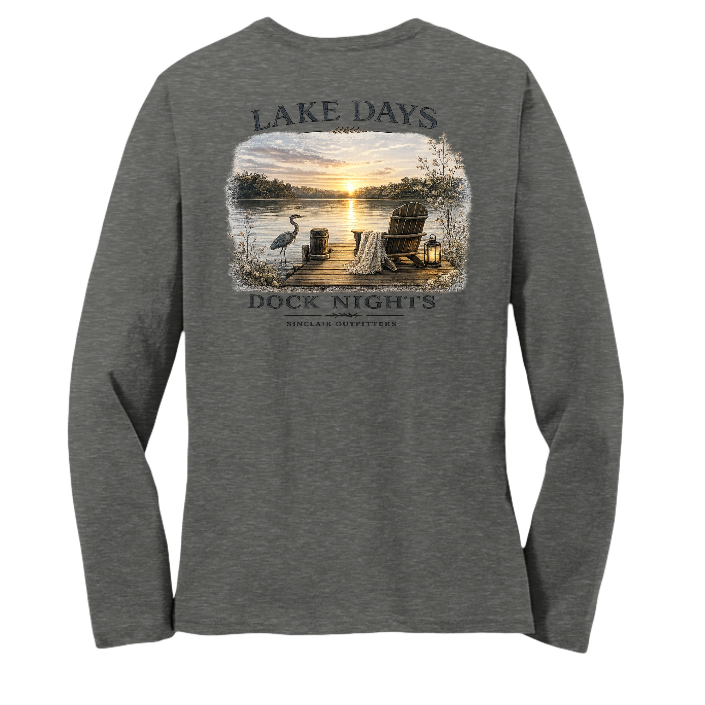 Heathered Charcoal - DT110 - BACK