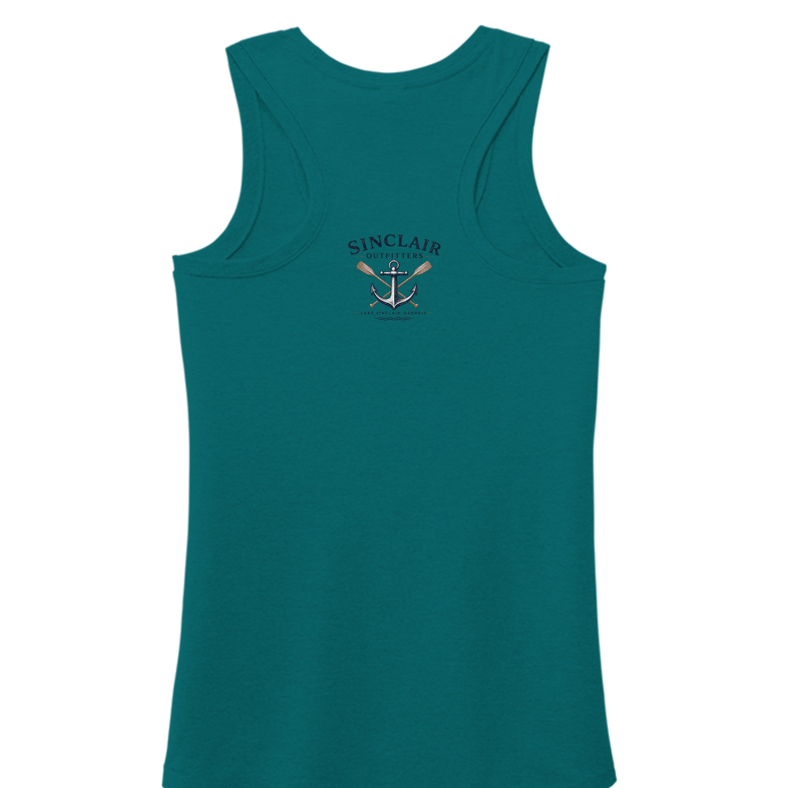 Heathered Teal - DM138L - BACK