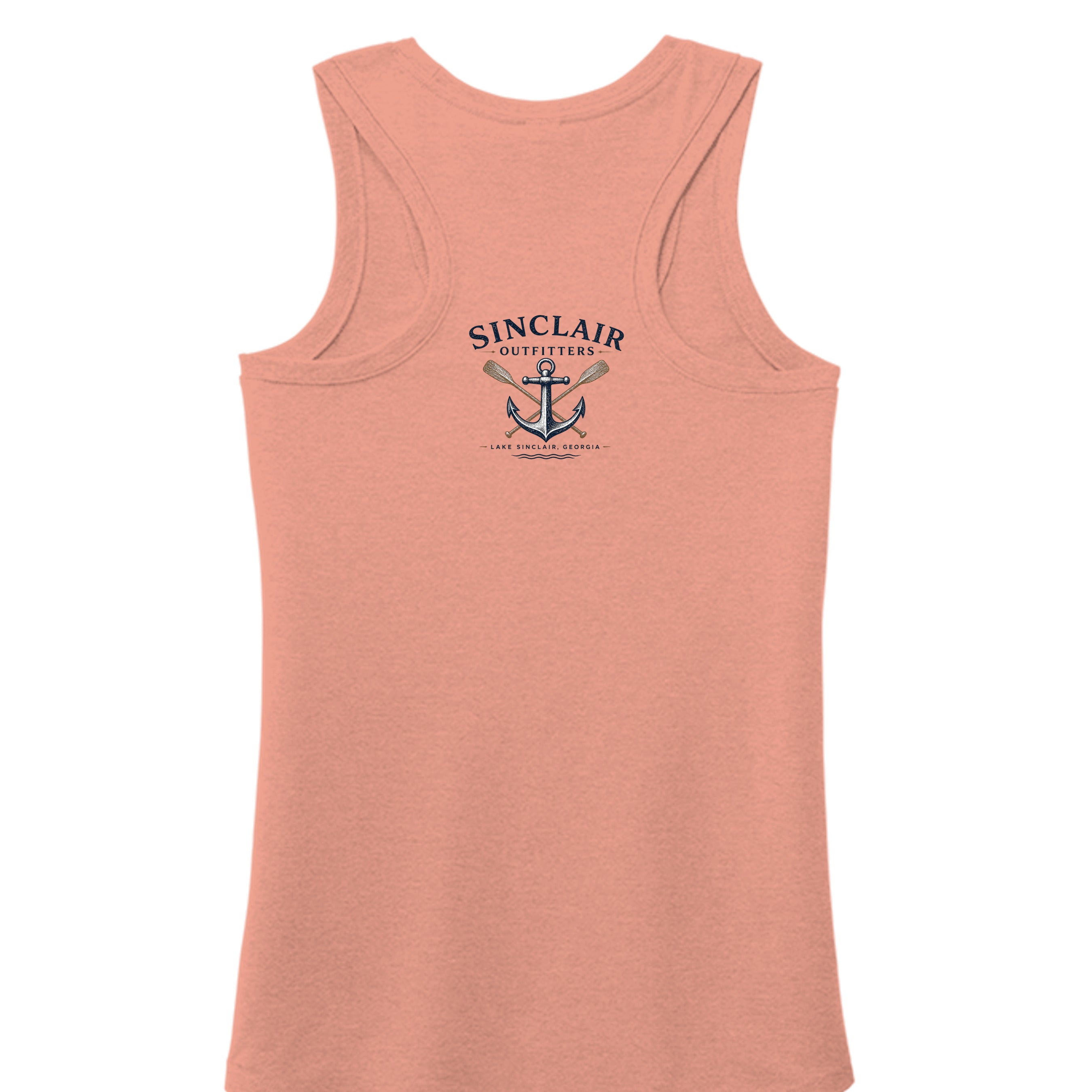Heathered Dusty Peach - DM138L - BACK